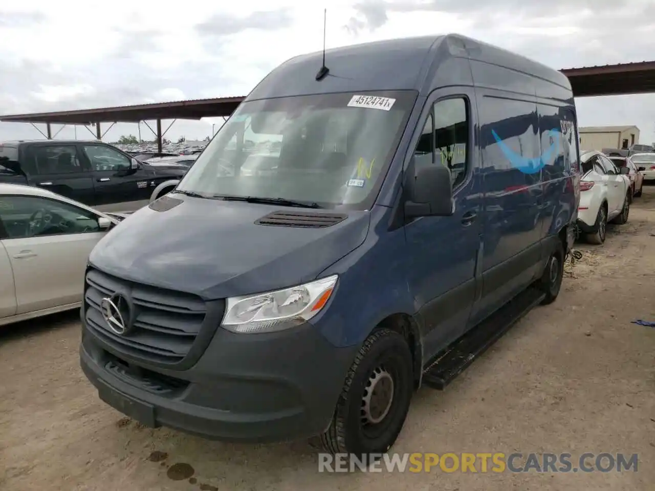 2 Фотография поврежденного автомобиля WD4PF0CD7KT003965 MERCEDES-BENZ SPRINTER 2019