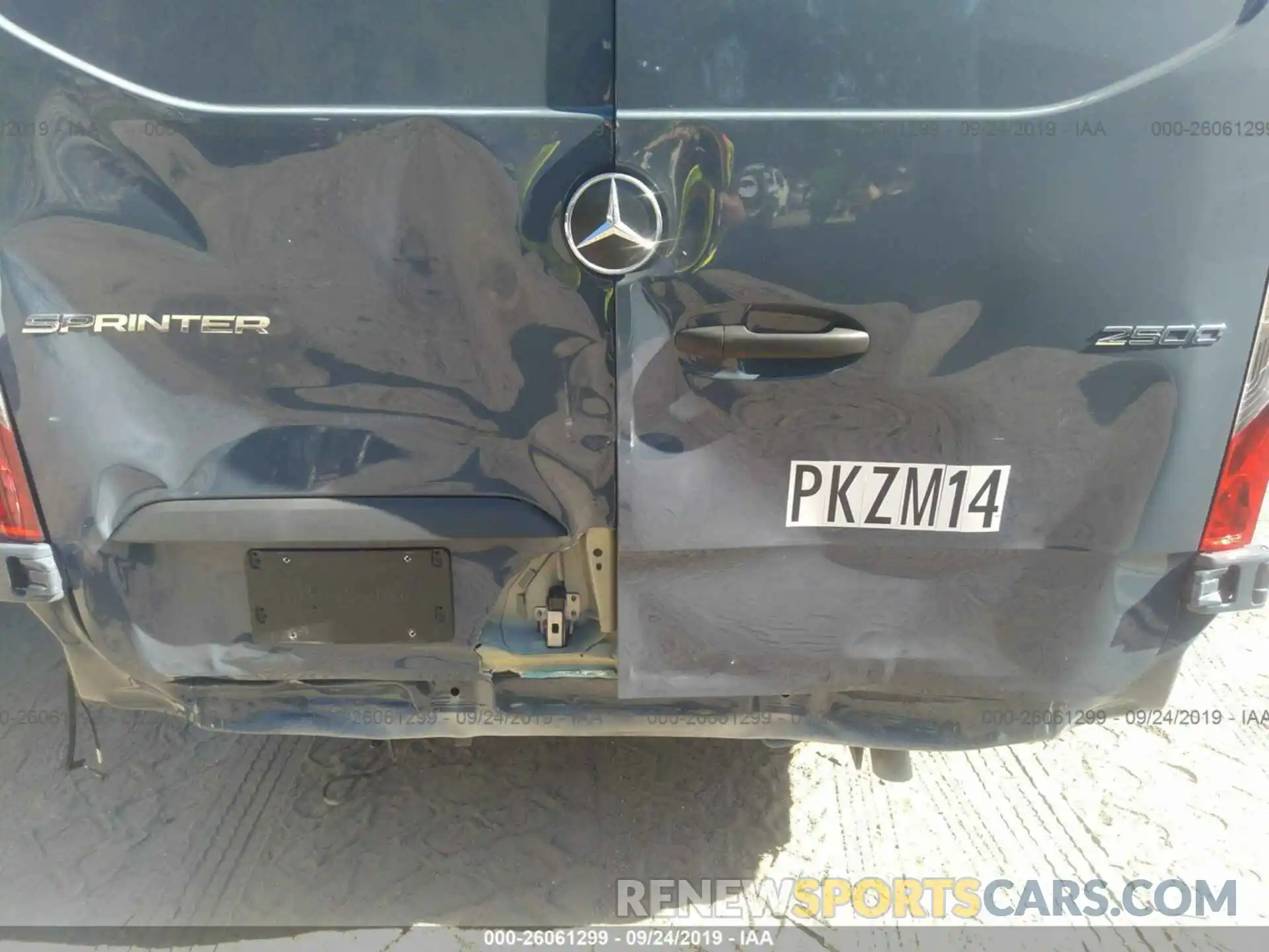 6 Photograph of a damaged car WD4PF0CD7KT004954 MERCEDES-BENZ SPRINTER 2019