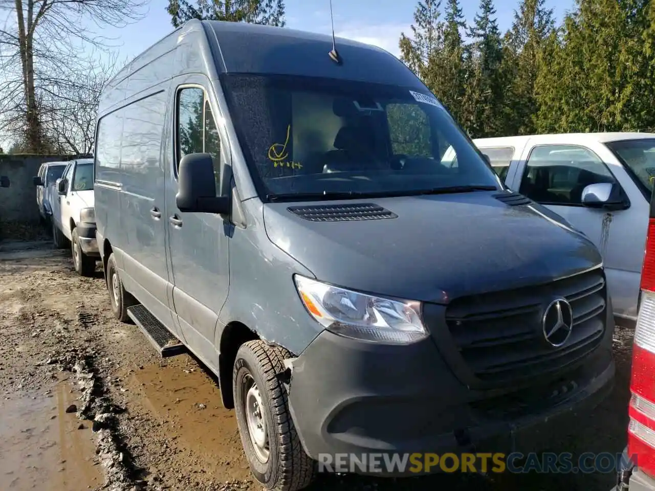 1 Photograph of a damaged car WD4PF0CD8KP044727 MERCEDES-BENZ SPRINTER 2019