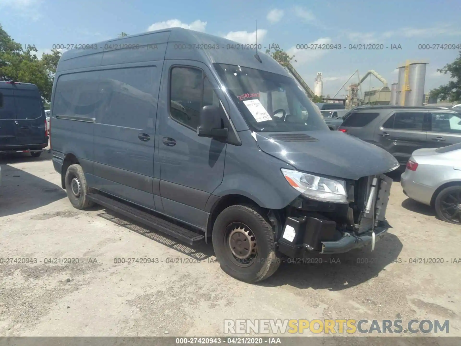 1 Photograph of a damaged car WD4PF0CD8KP094155 MERCEDES-BENZ SPRINTER 2019