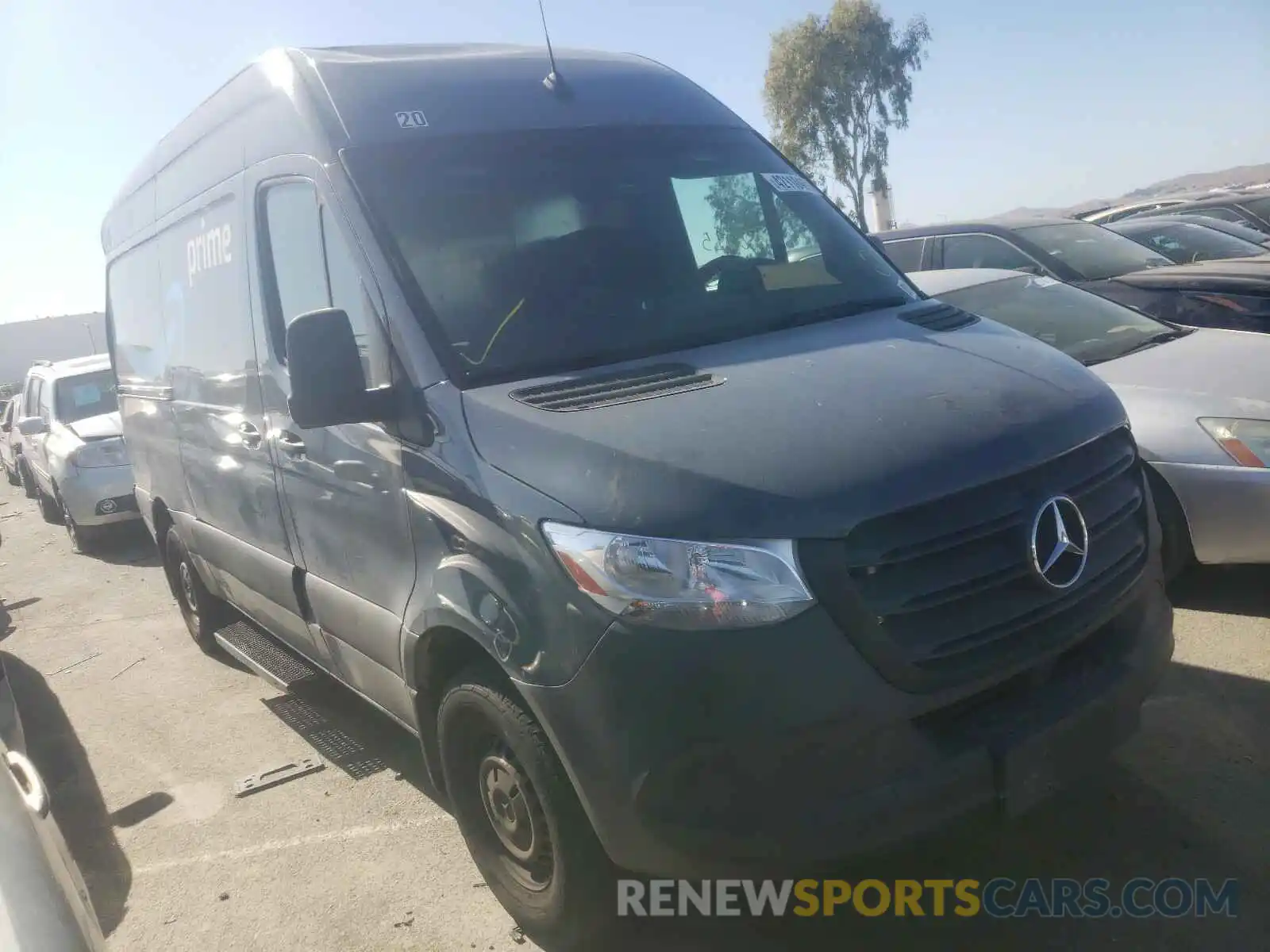 1 Photograph of a damaged car WD4PF0CD9KP030559 MERCEDES-BENZ SPRINTER 2019