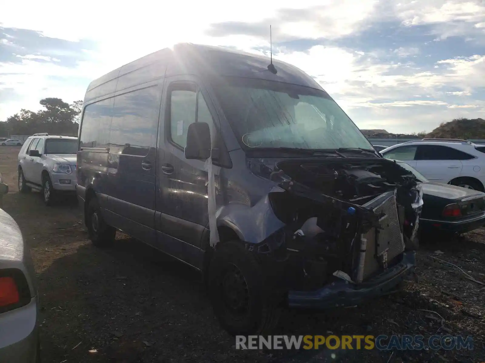 1 Photograph of a damaged car WD4PF0CD9KP035843 MERCEDES-BENZ SPRINTER 2019