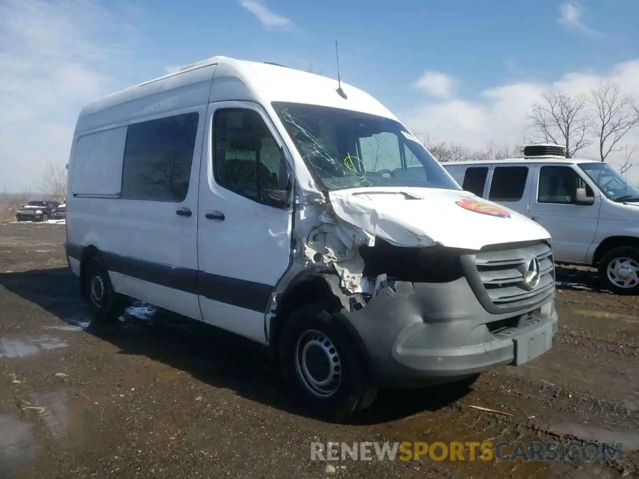 1 Photograph of a damaged car WD4PF0CDXKP040999 MERCEDES-BENZ SPRINTER 2019