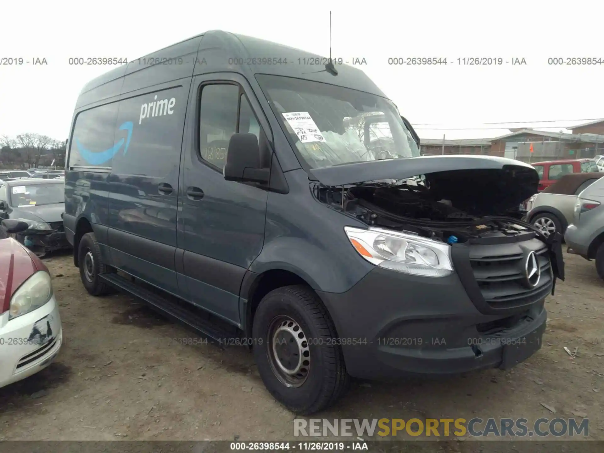 1 Фотография поврежденного автомобиля WD4PF0CDXKP044244 MERCEDES-BENZ SPRINTER 2019