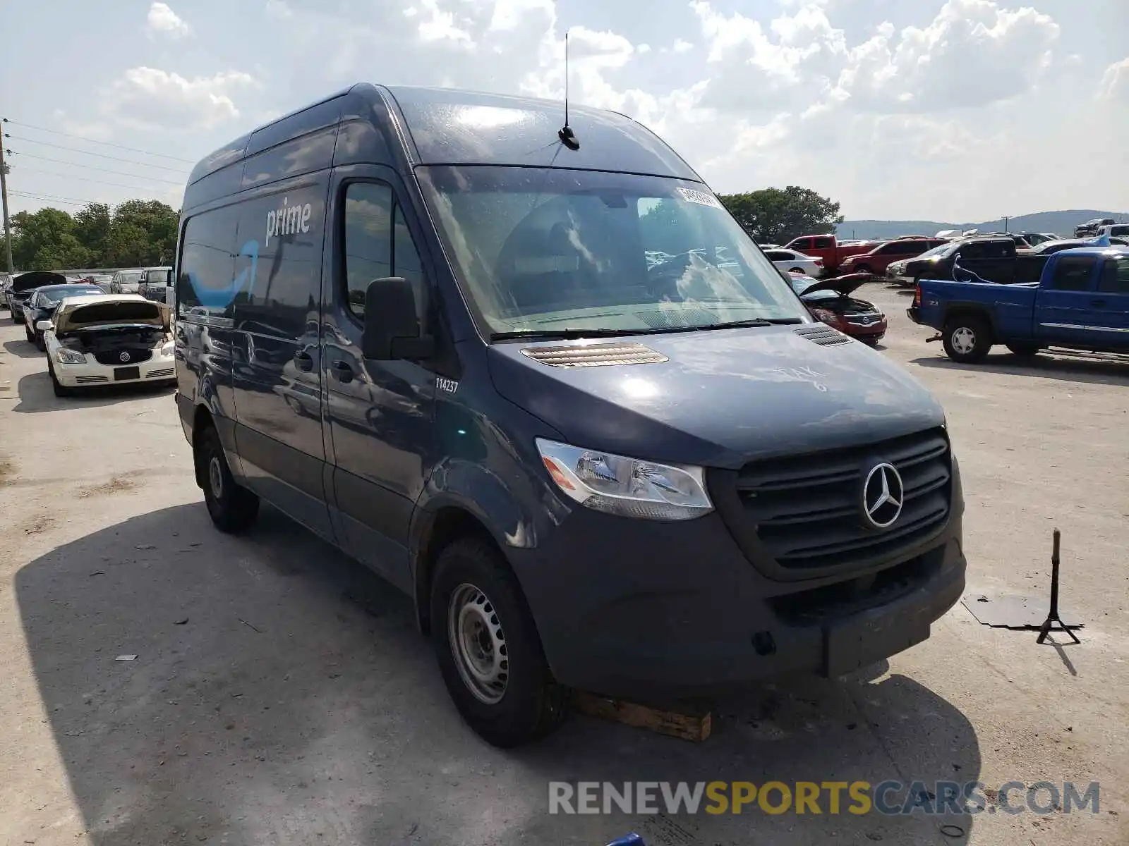 1 Photograph of a damaged car WD4PF0CDXKP101655 MERCEDES-BENZ SPRINTER 2019