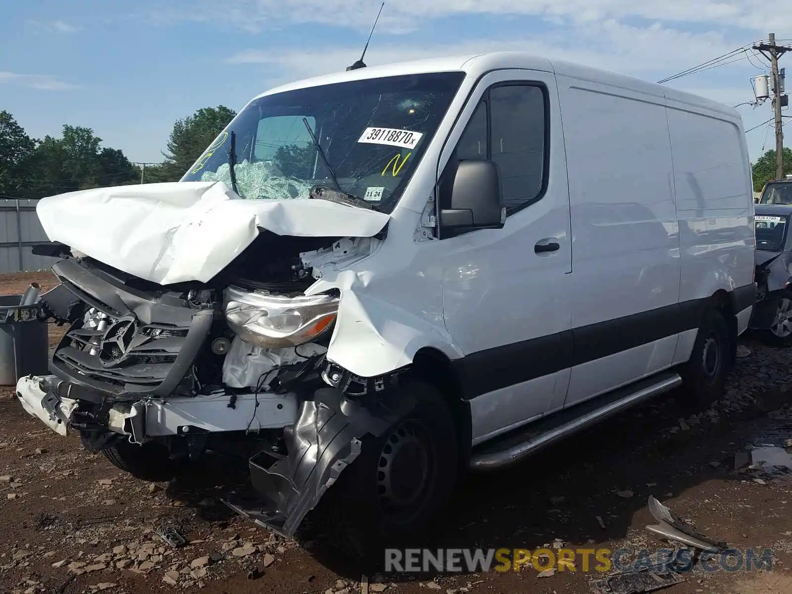 2 Photograph of a damaged car WD4PF0EDXKT012740 MERCEDES-BENZ SPRINTER 2019