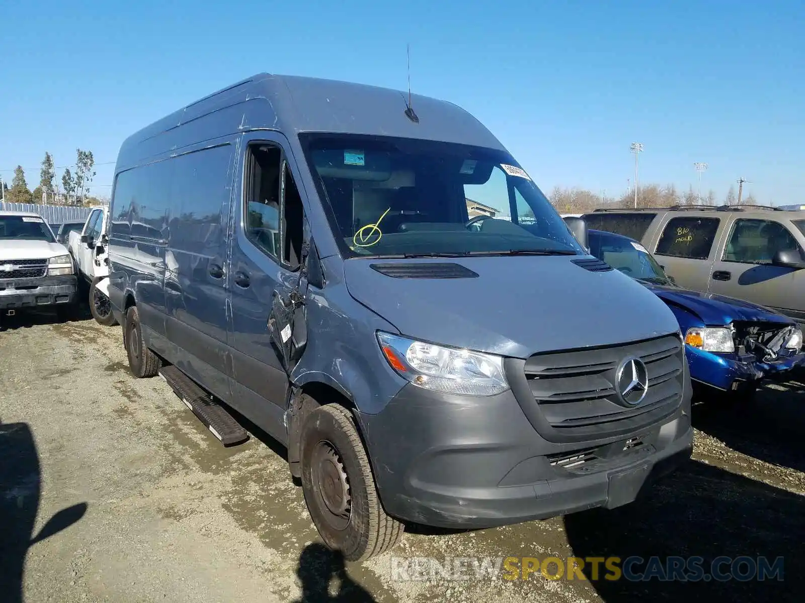 1 Photograph of a damaged car WD4PF1CD0KT012948 MERCEDES-BENZ SPRINTER 2019