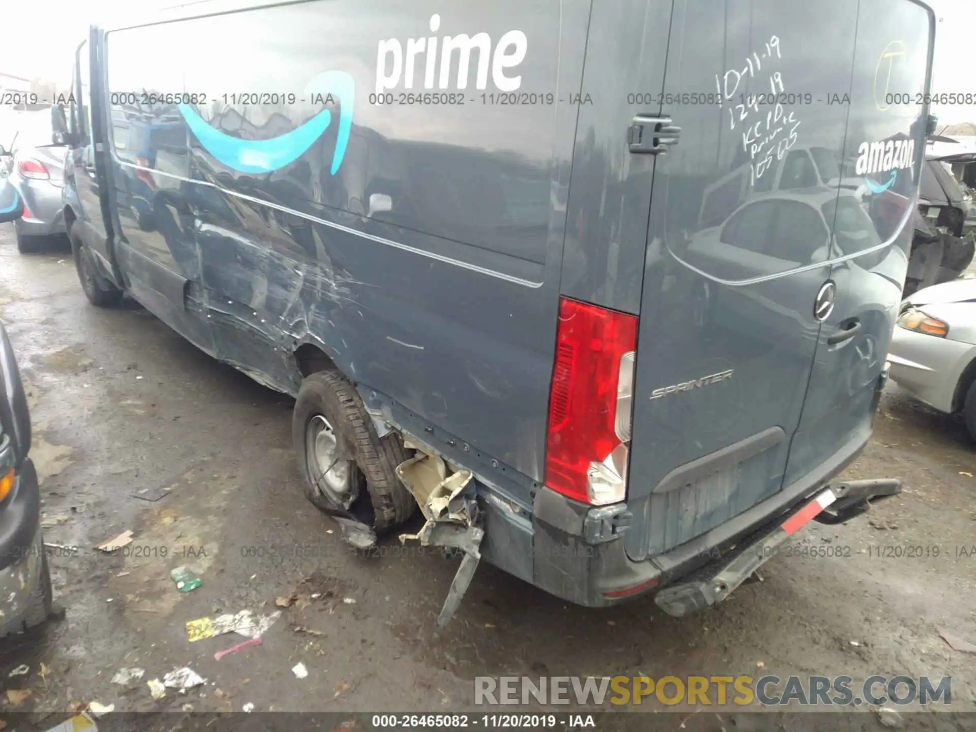6 Фотография поврежденного автомобиля WD4PF1CD1KP121119 MERCEDES-BENZ SPRINTER 2019