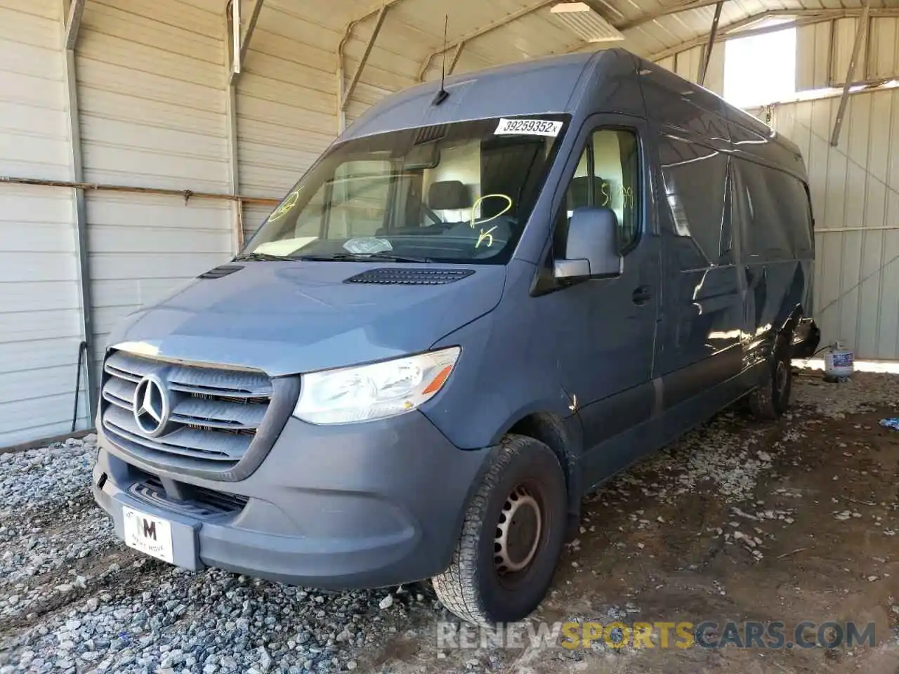 2 Фотография поврежденного автомобиля WD4PF1CD1KP138261 MERCEDES-BENZ SPRINTER 2019