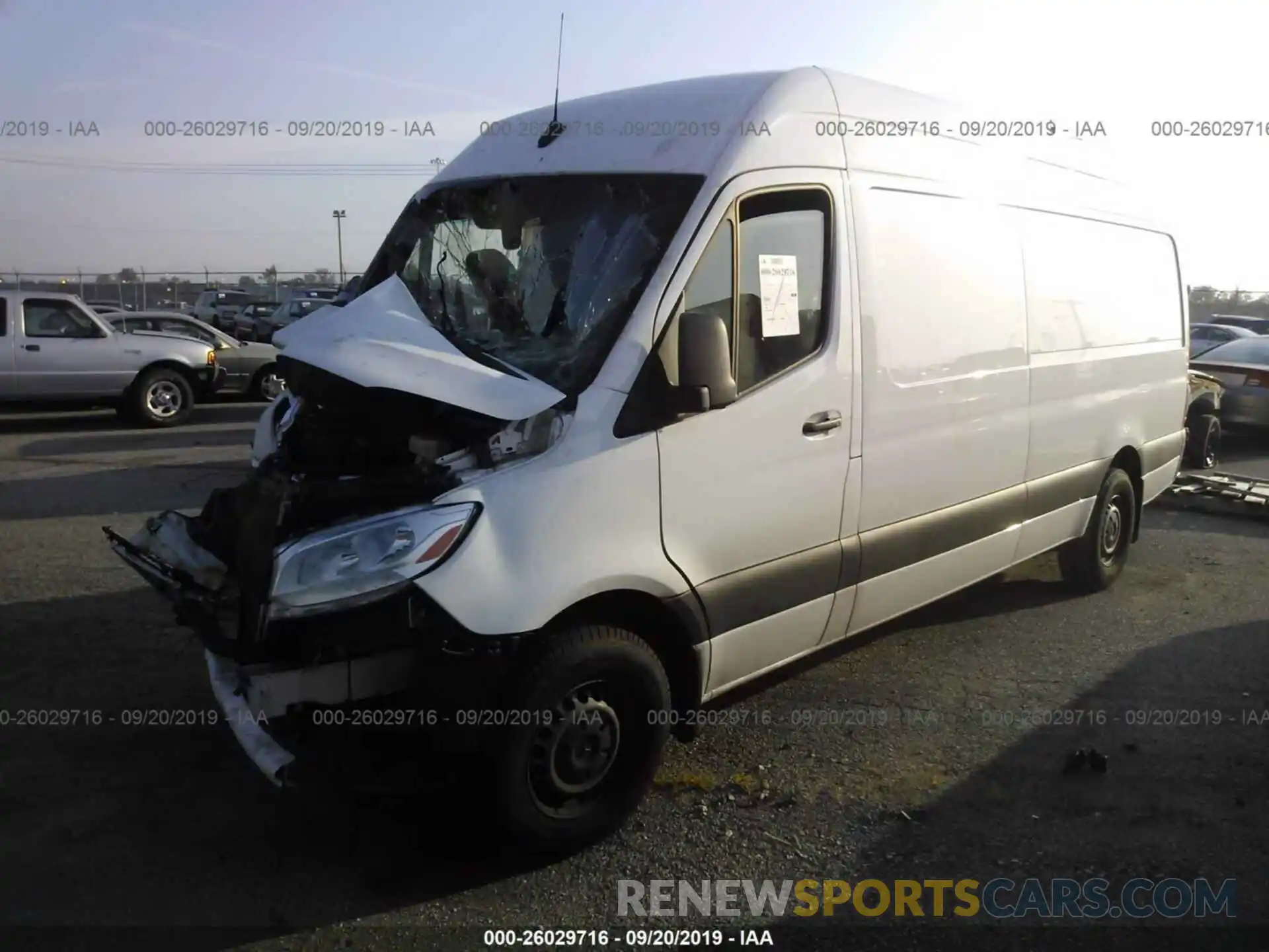 2 Photograph of a damaged car WD4PF1CD2KP021899 MERCEDES-BENZ SPRINTER 2019