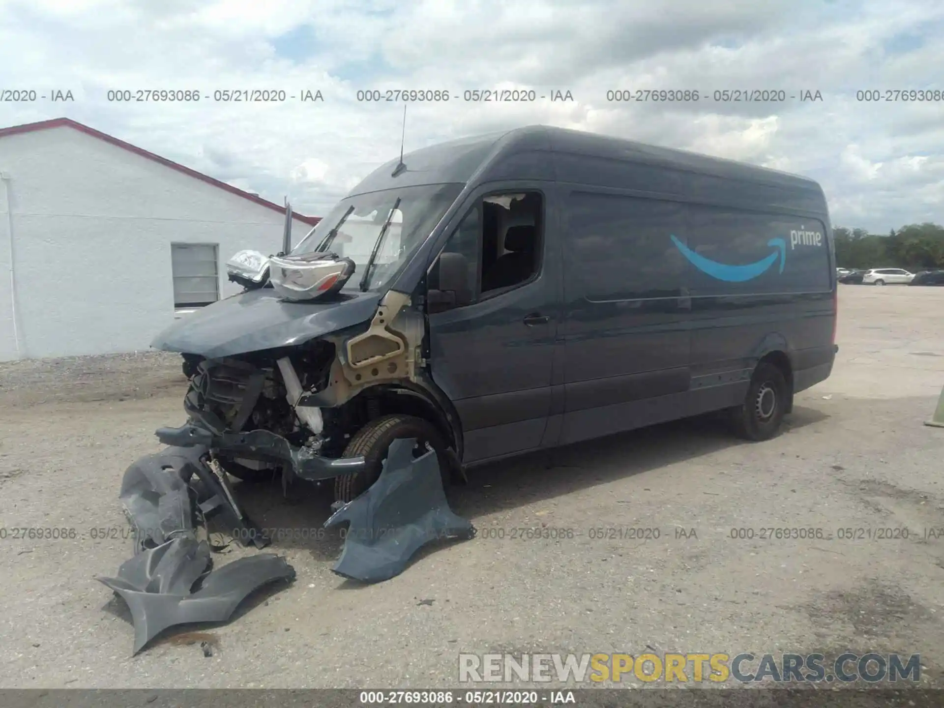 2 Photograph of a damaged car WD4PF1CD2KP124305 MERCEDES-BENZ SPRINTER 2019