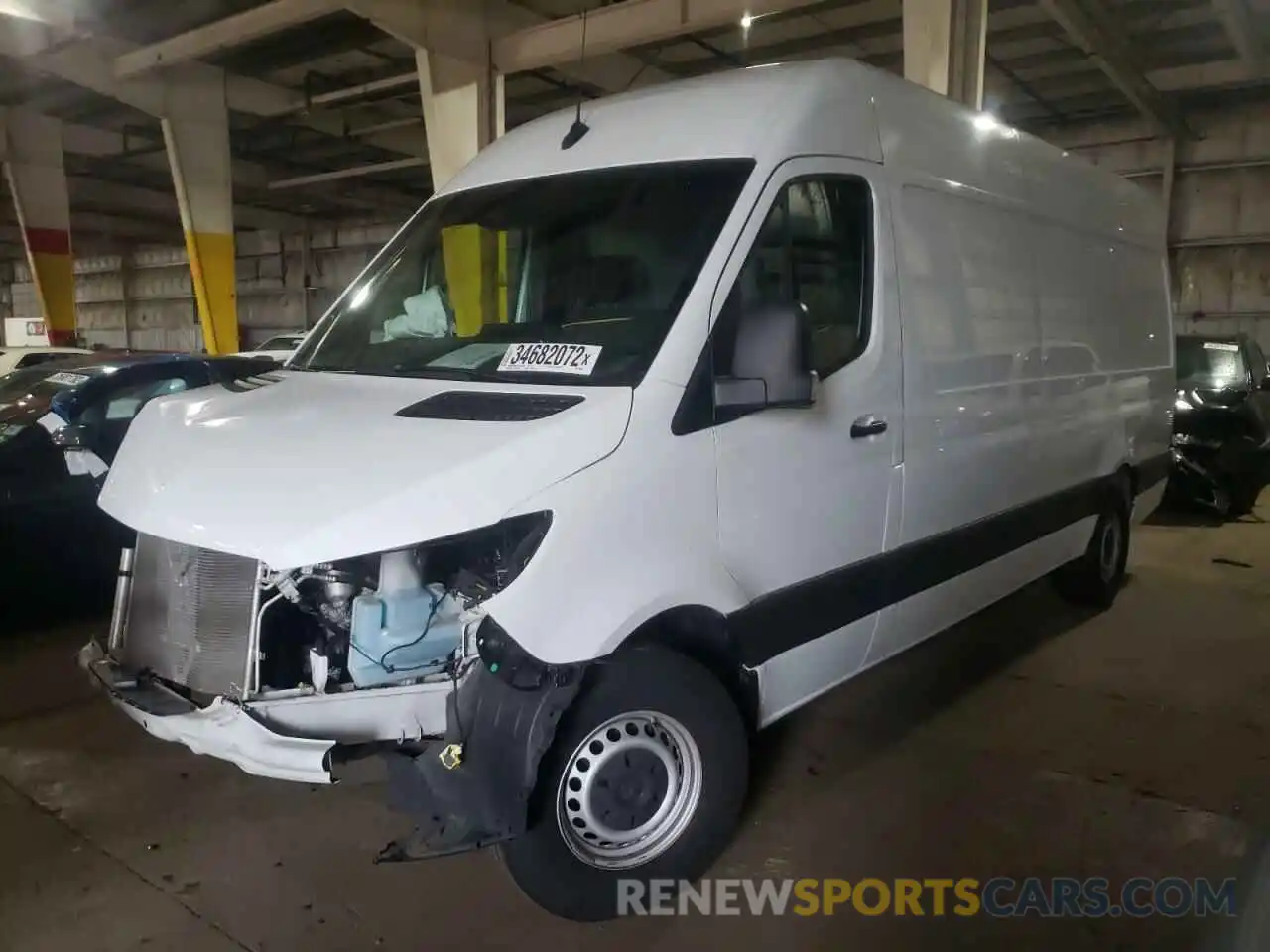 2 Photograph of a damaged car WD4PF1CD2KT000929 MERCEDES-BENZ SPRINTER 2019