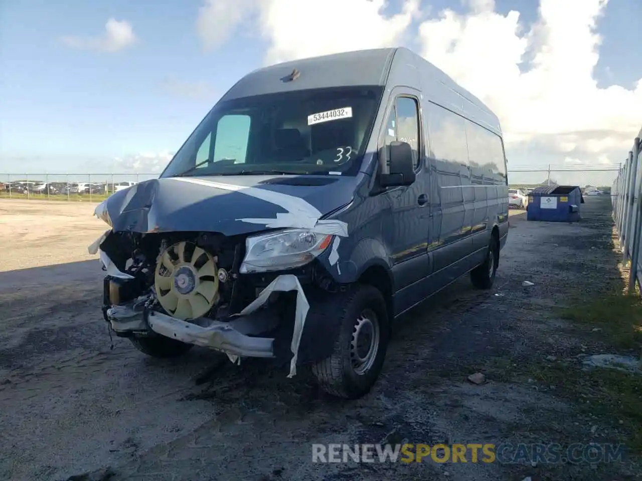 2 Photograph of a damaged car WD4PF1CD2KT007525 MERCEDES-BENZ SPRINTER 2019