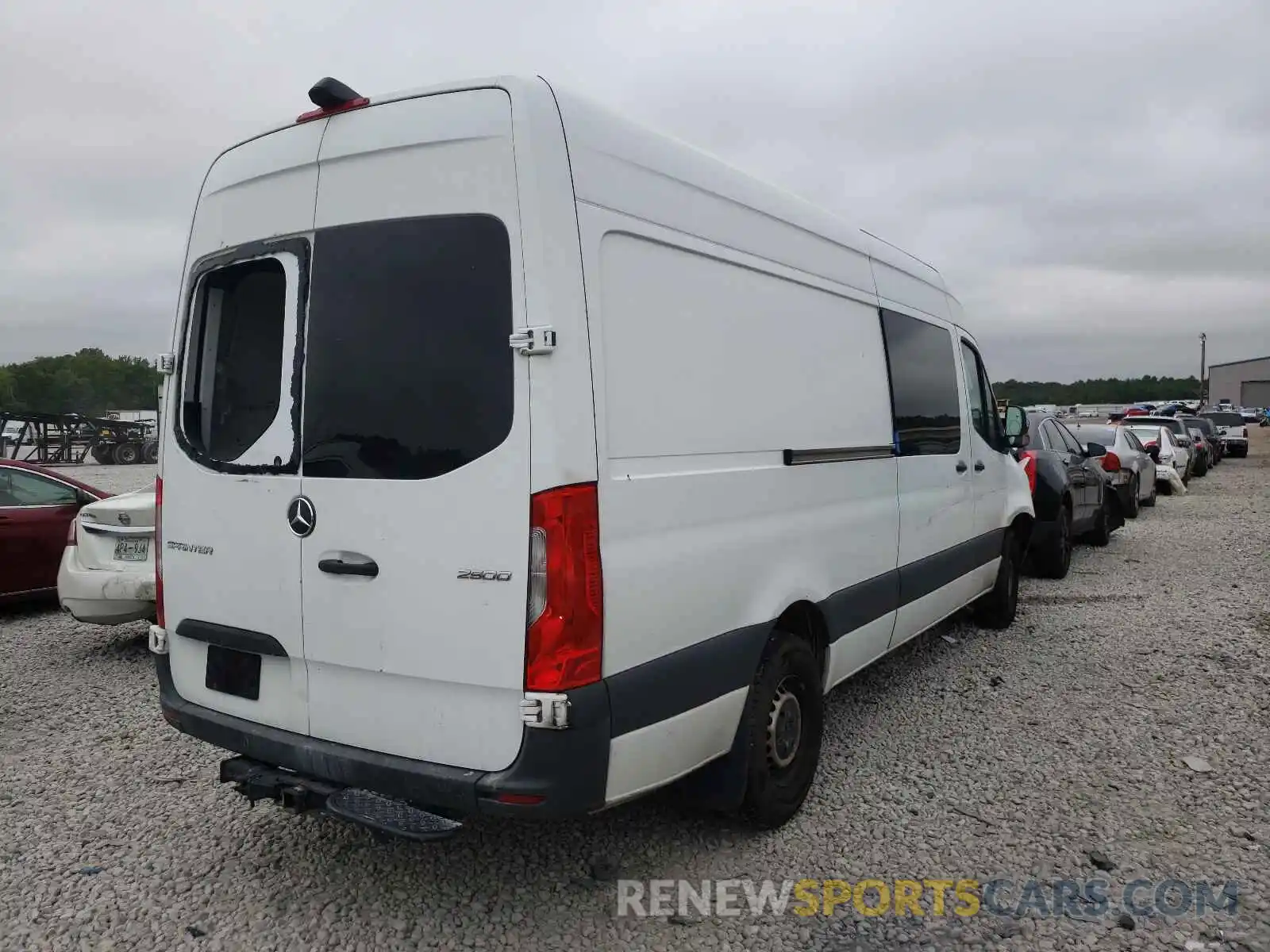 4 Фотография поврежденного автомобиля WD4PF1CD3KP078855 MERCEDES-BENZ SPRINTER 2019