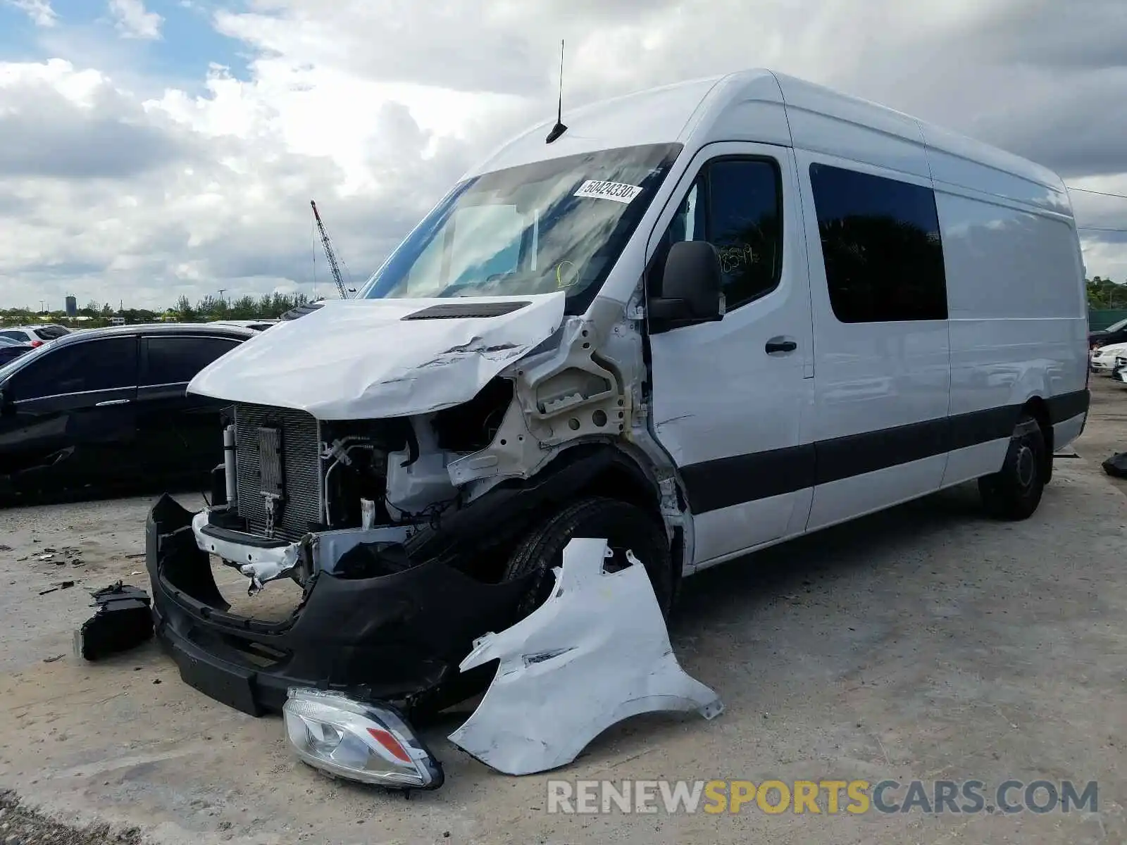 2 Фотография поврежденного автомобиля WD4PF1CD3KP099303 MERCEDES-BENZ SPRINTER 2019
