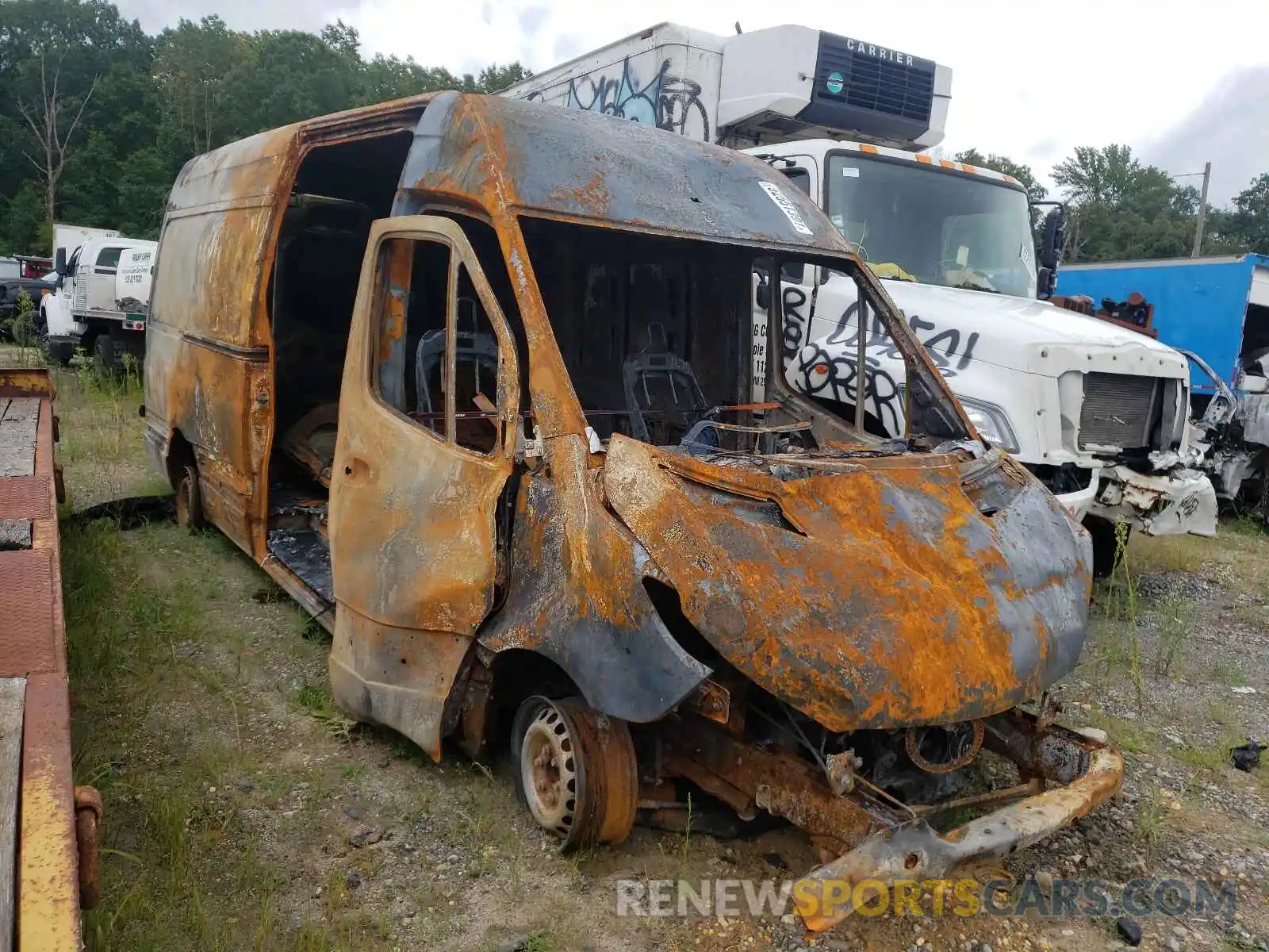 1 Photograph of a damaged car WD4PF1CD3KP147642 MERCEDES-BENZ SPRINTER 2019