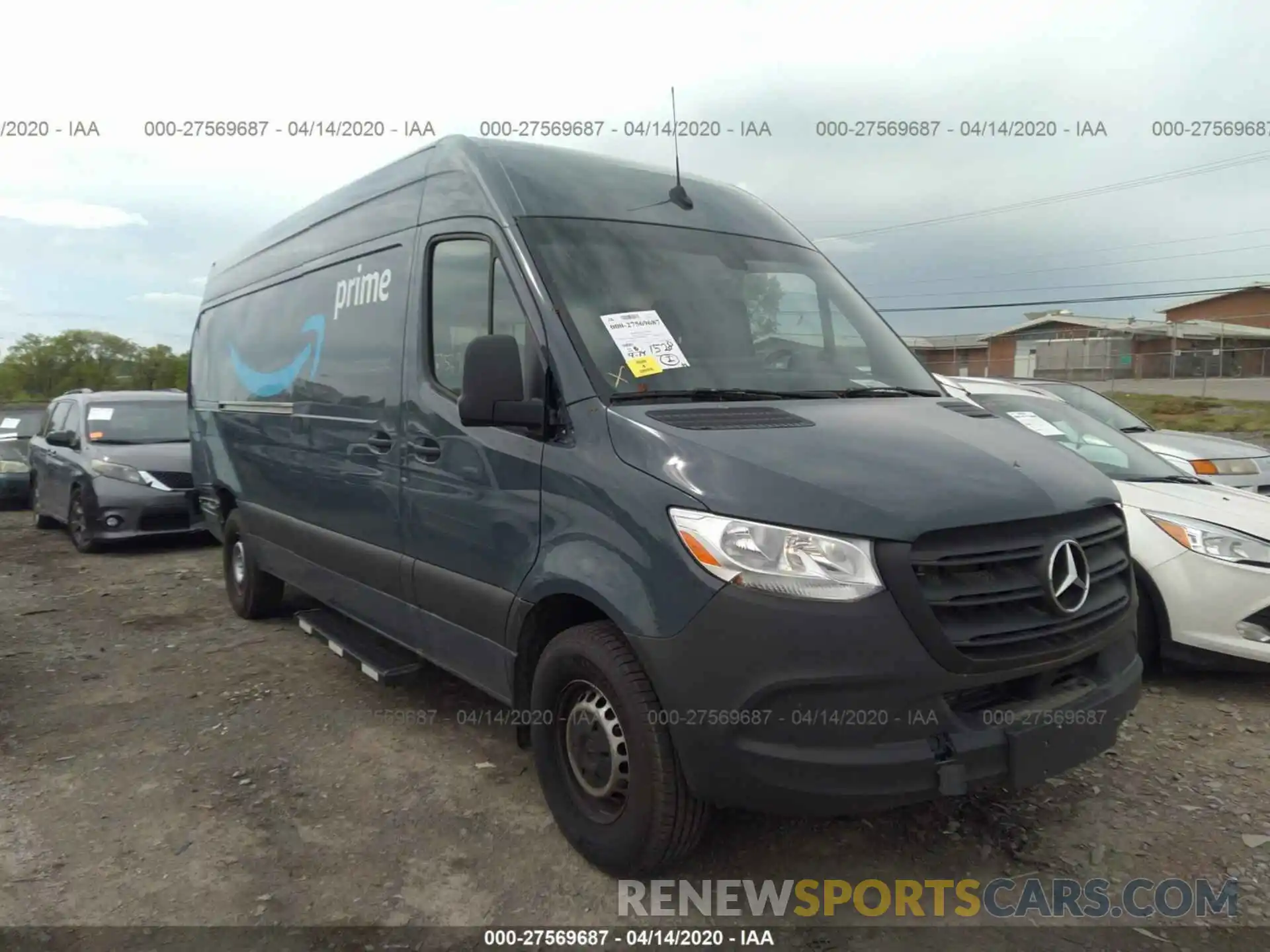 1 Photograph of a damaged car WD4PF1CD4KP134219 MERCEDES-BENZ SPRINTER 2019