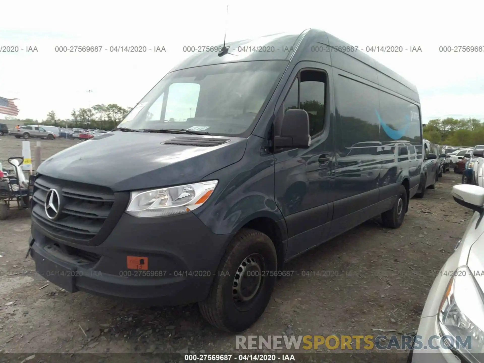 2 Фотография поврежденного автомобиля WD4PF1CD4KP134219 MERCEDES-BENZ SPRINTER 2019