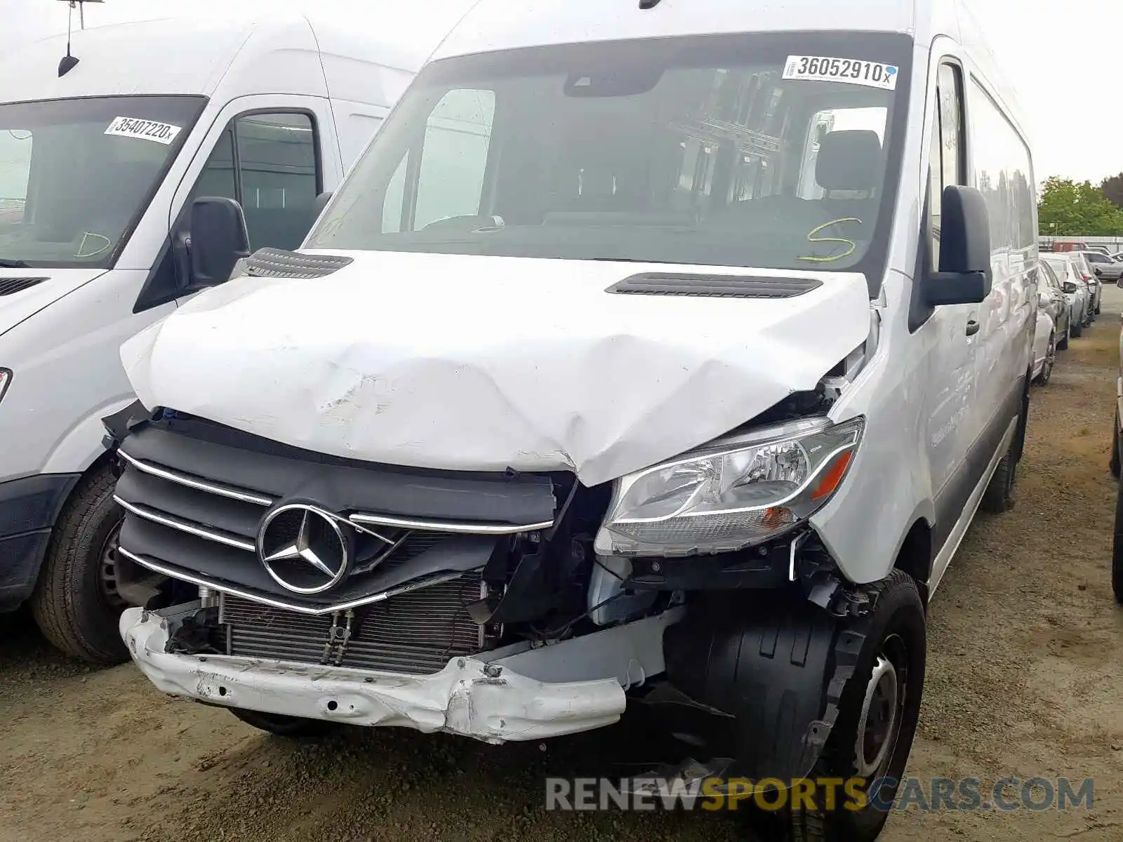 2 Photograph of a damaged car WD4PF1CD5KP020391 MERCEDES-BENZ SPRINTER 2019