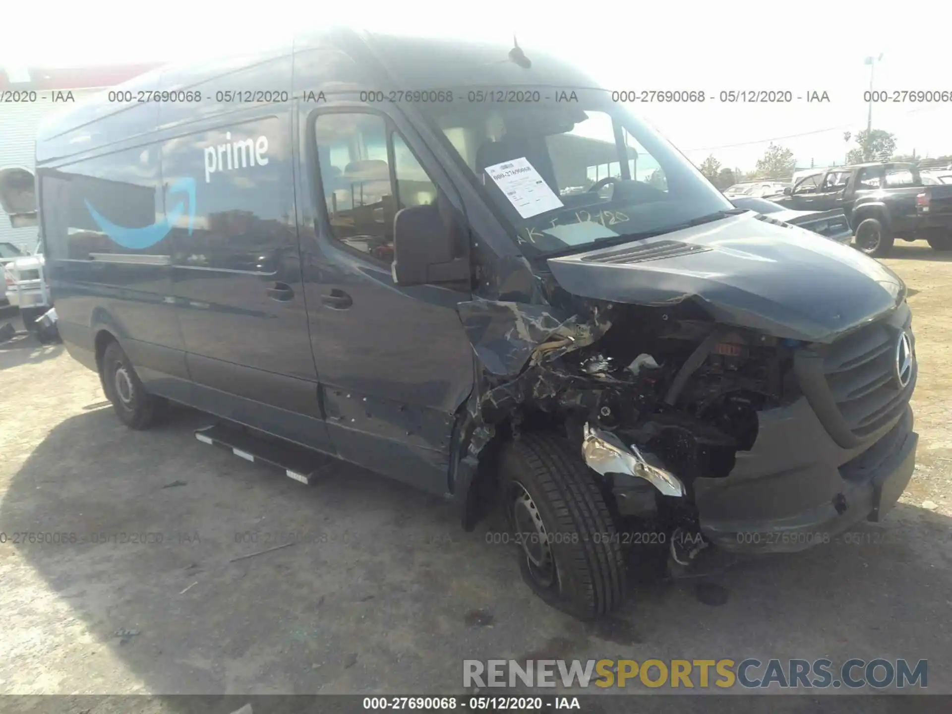 1 Photograph of a damaged car WD4PF1CD5KP134942 MERCEDES-BENZ SPRINTER 2019