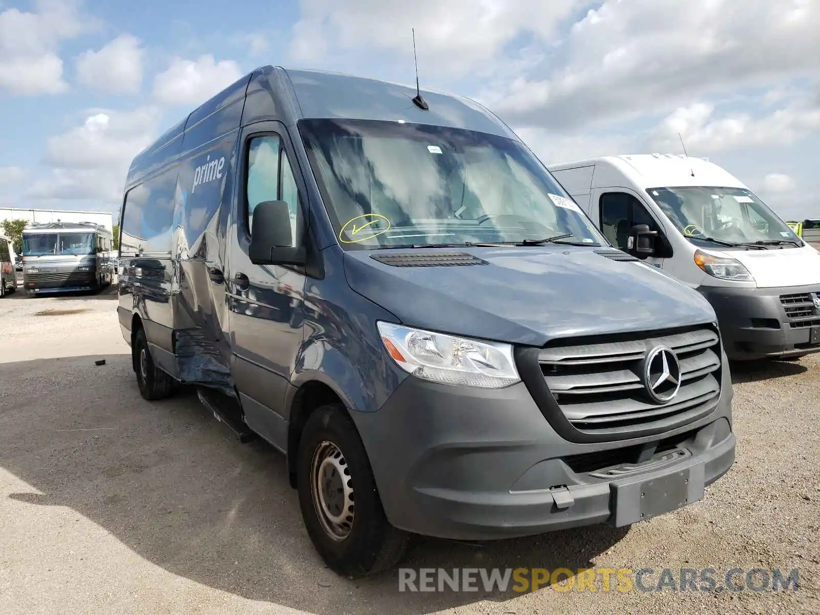 1 Photograph of a damaged car WD4PF1CD5KP146718 MERCEDES-BENZ SPRINTER 2019