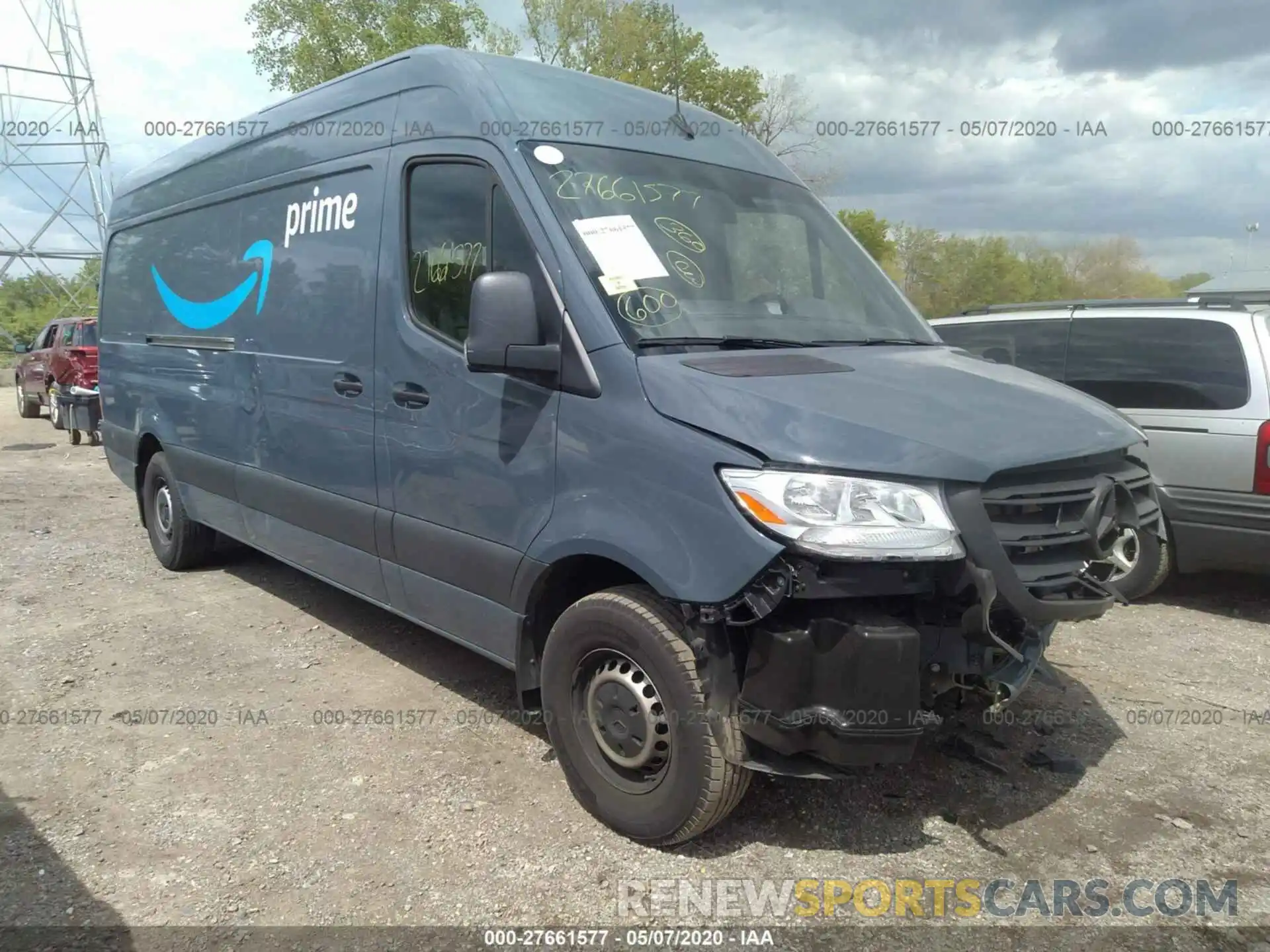 1 Photograph of a damaged car WD4PF1CD5KP153121 MERCEDES-BENZ SPRINTER 2019