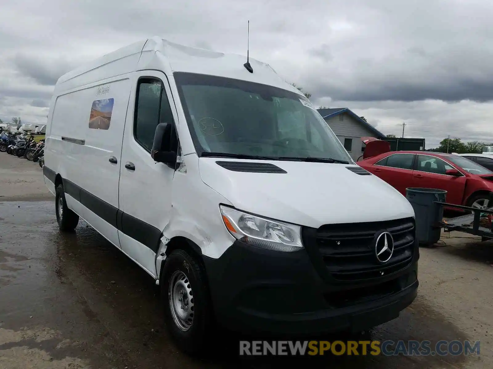 1 Photograph of a damaged car WD4PF1CD5KT007759 MERCEDES-BENZ SPRINTER 2019