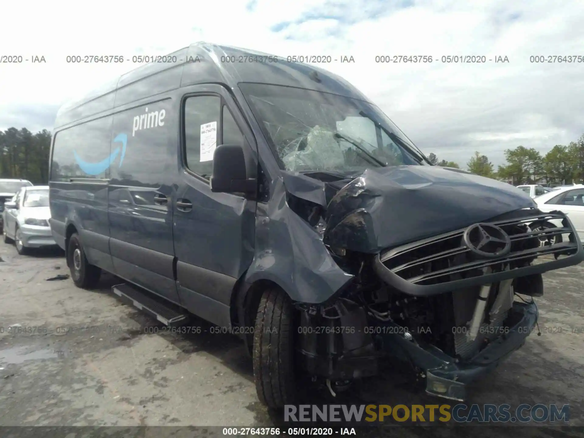 1 Фотография поврежденного автомобиля WD4PF1CD6KP143438 MERCEDES-BENZ SPRINTER 2019