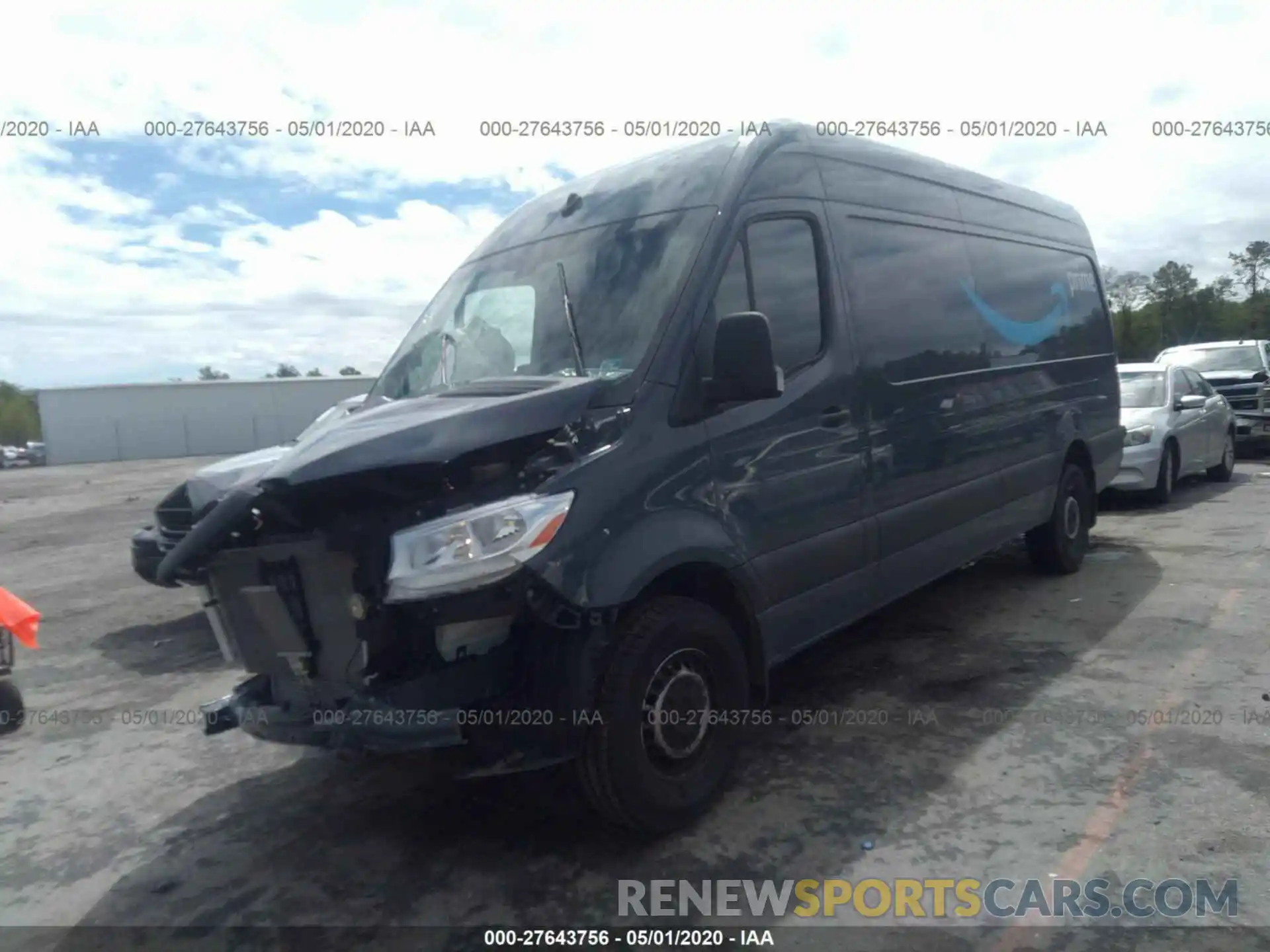 2 Фотография поврежденного автомобиля WD4PF1CD6KP143438 MERCEDES-BENZ SPRINTER 2019