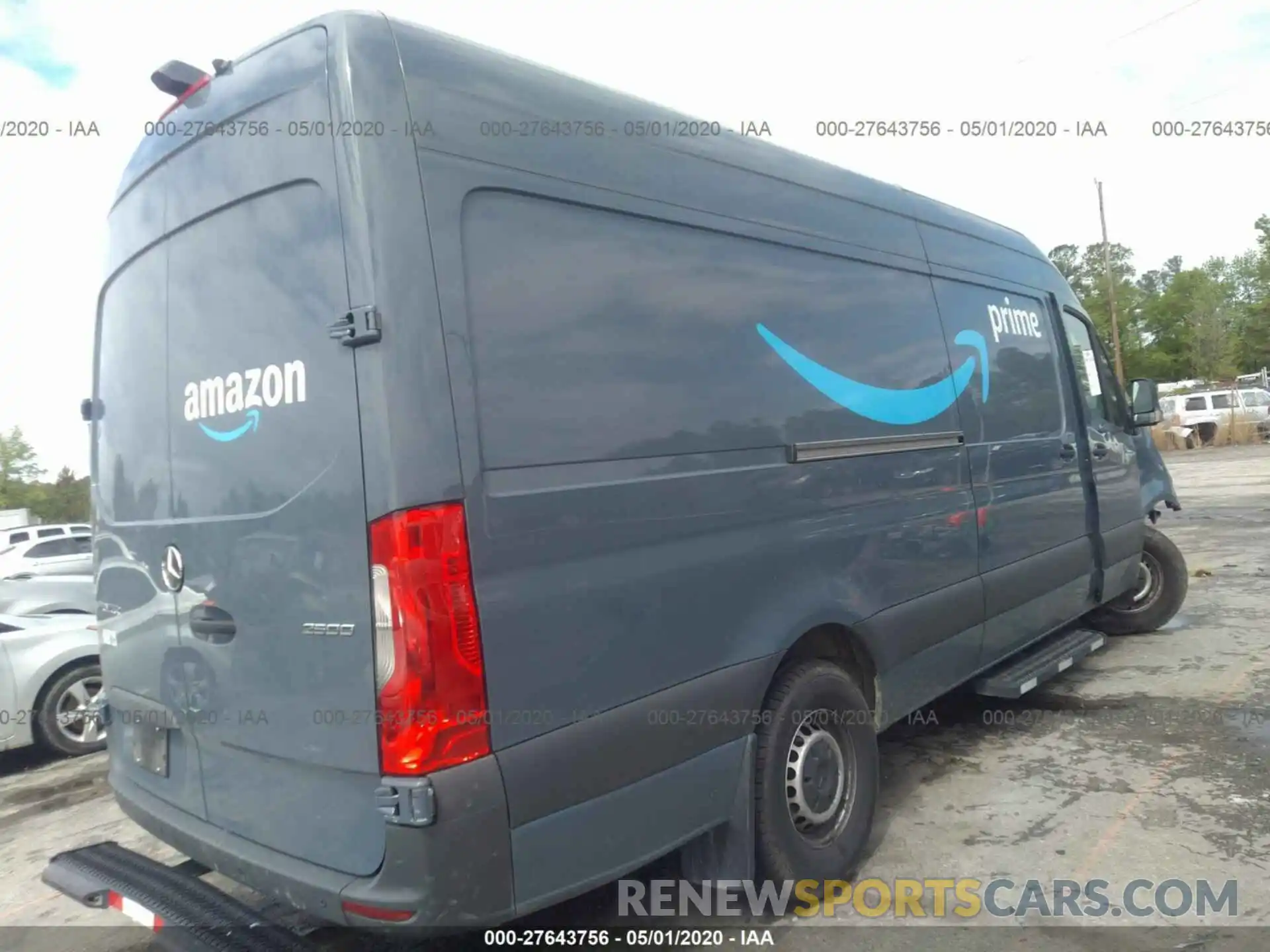 4 Фотография поврежденного автомобиля WD4PF1CD6KP143438 MERCEDES-BENZ SPRINTER 2019