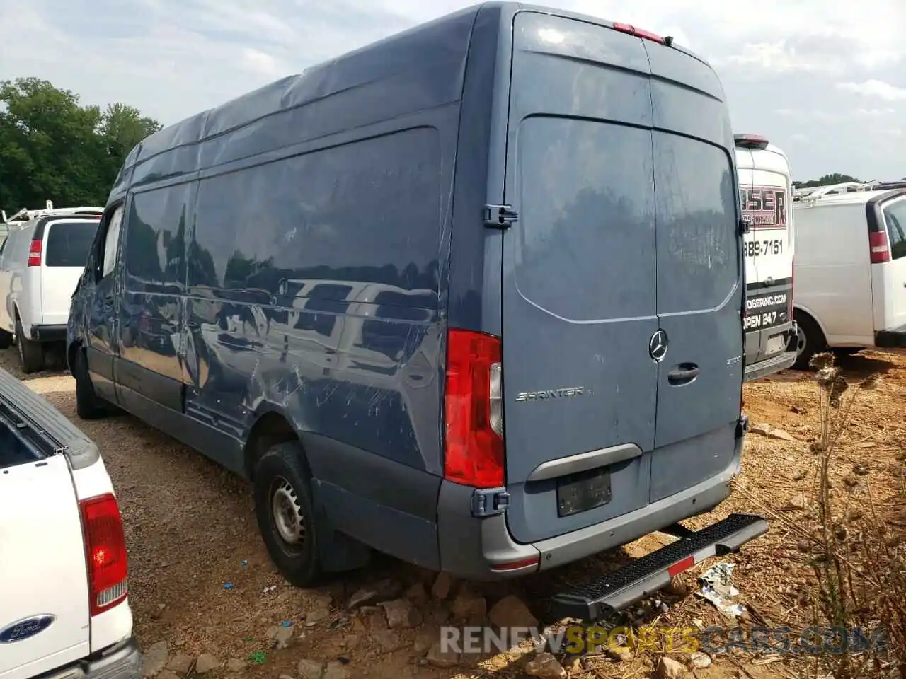 3 Фотография поврежденного автомобиля WD4PF1CD7KT007035 MERCEDES-BENZ SPRINTER 2019