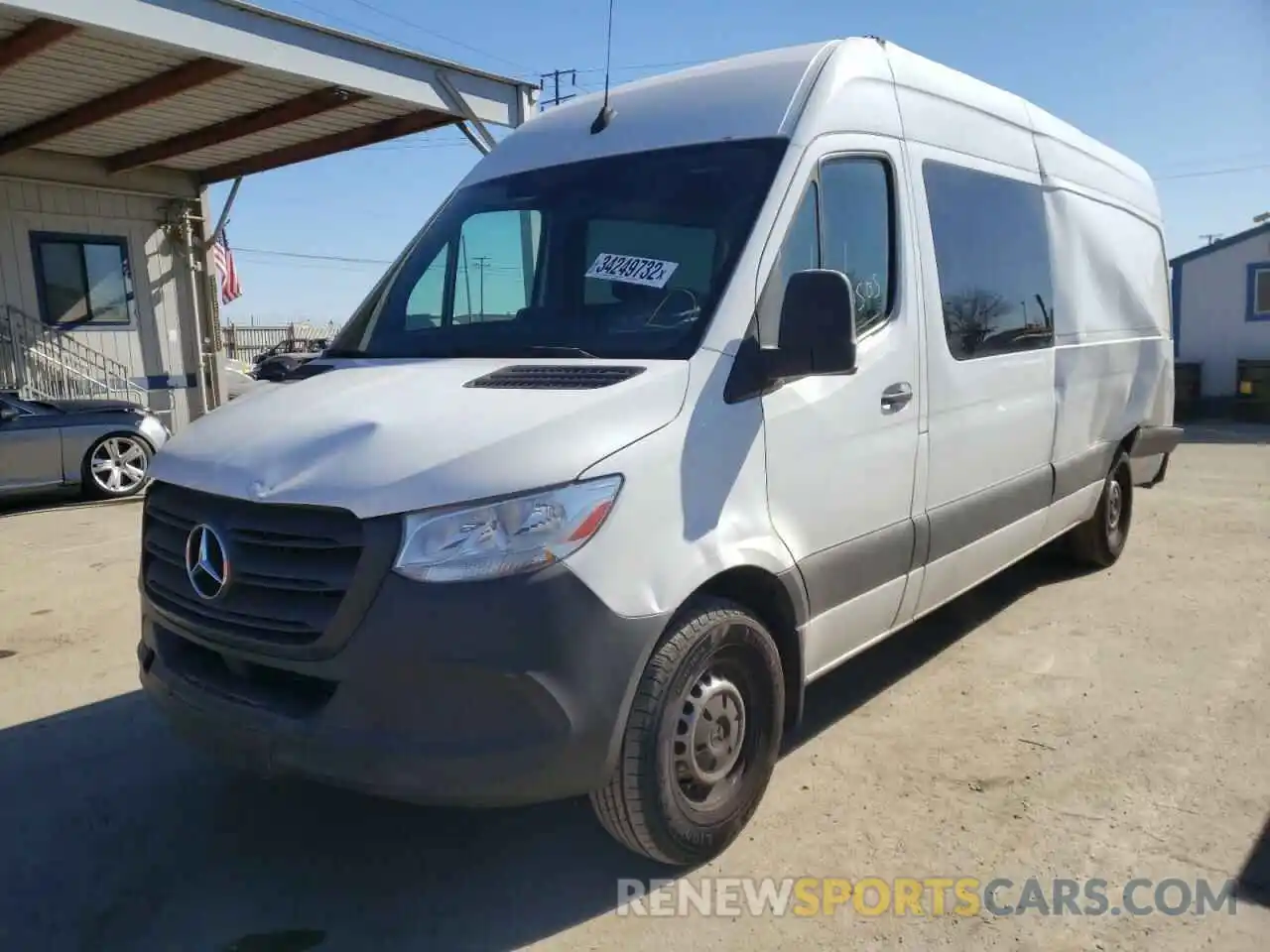 2 Фотография поврежденного автомобиля WD4PF1CD9KP075491 MERCEDES-BENZ SPRINTER 2019