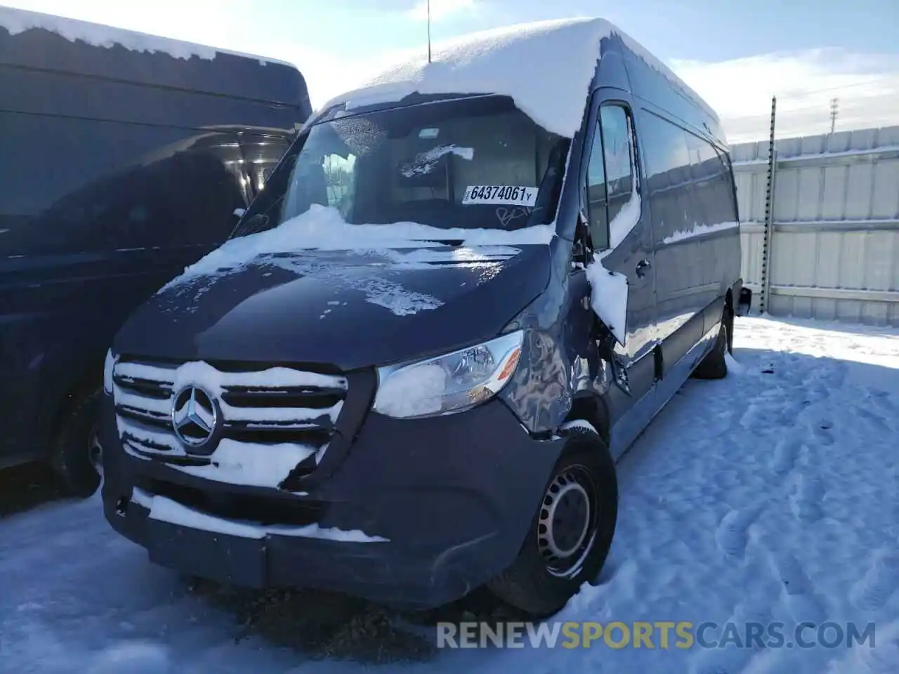 2 Photograph of a damaged car WD4PF1CDXKP111818 MERCEDES-BENZ SPRINTER 2019