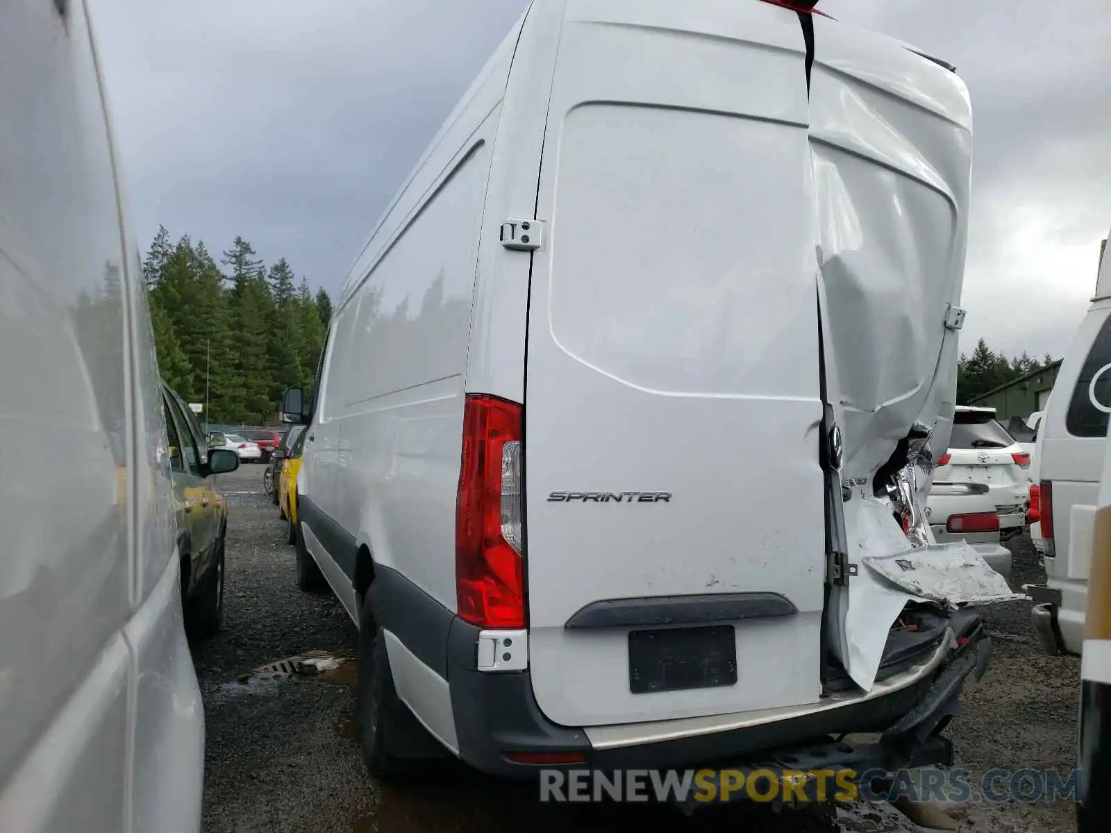 3 Фотография поврежденного автомобиля WD4PF1ED3KT008356 MERCEDES-BENZ SPRINTER 2019