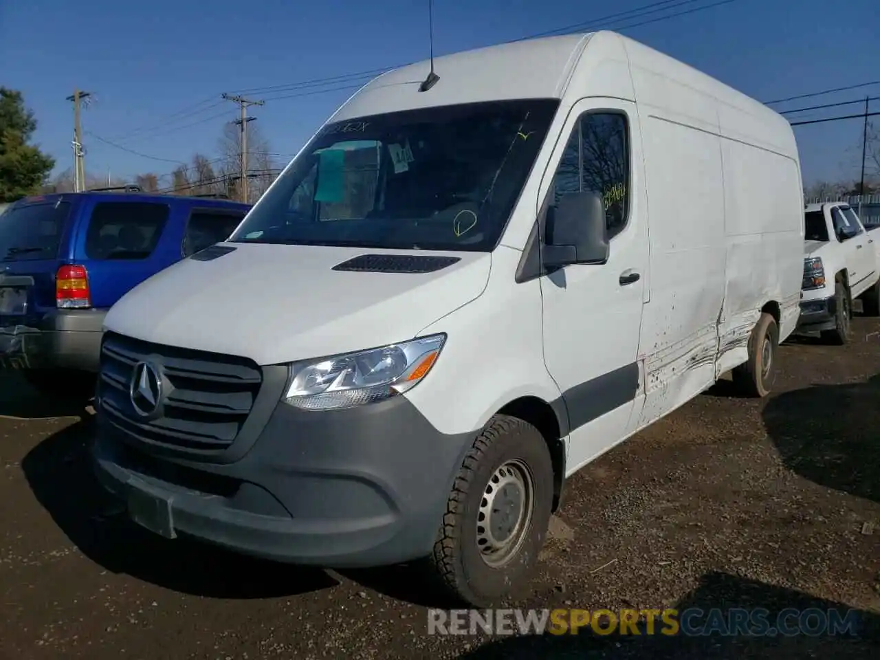 2 Фотография поврежденного автомобиля WD4PF1ED3KT013511 MERCEDES-BENZ SPRINTER 2019