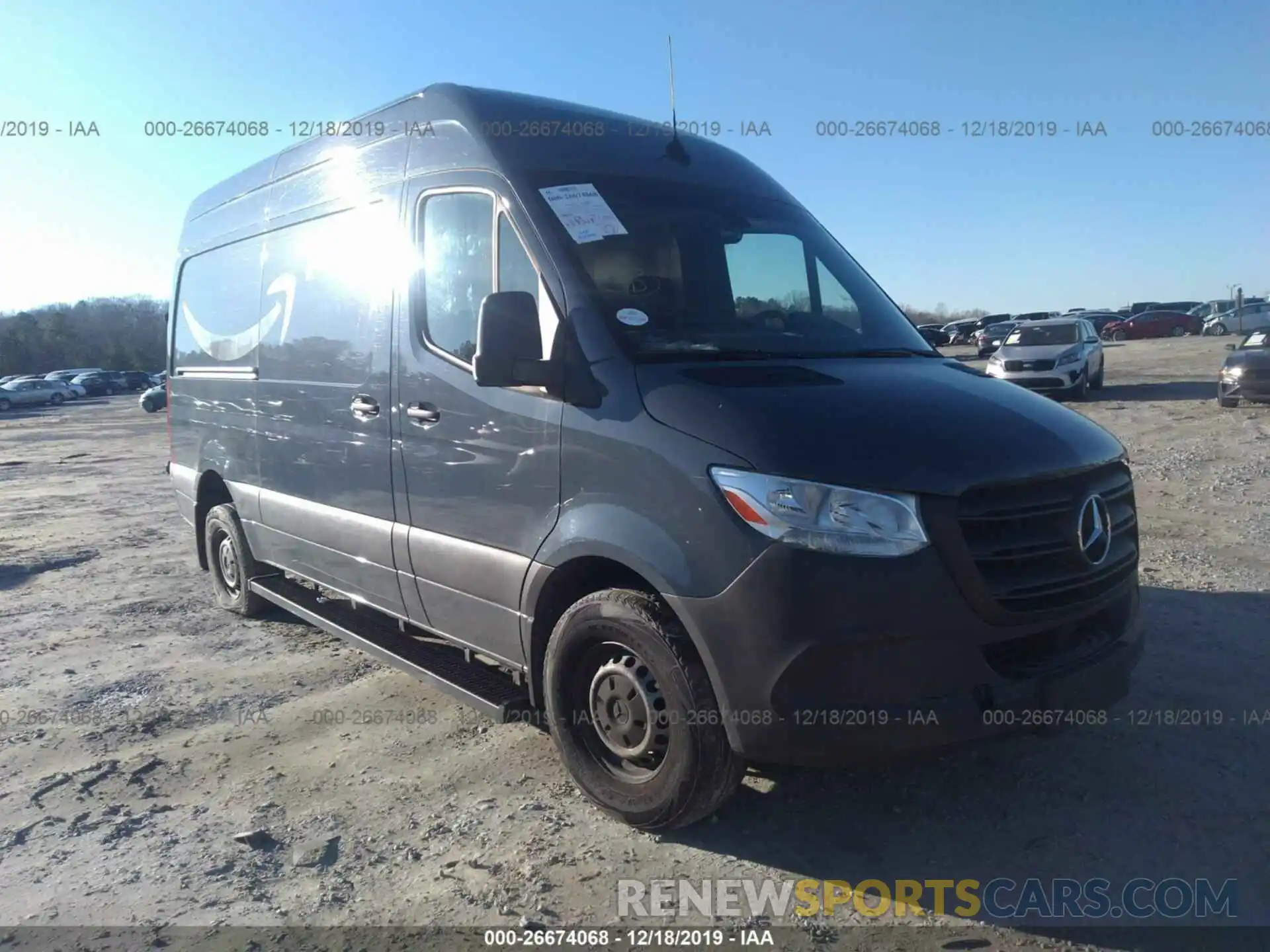 1 Photograph of a damaged car WD4PF6CDXKP041327 MERCEDES-BENZ SPRINTER 2019