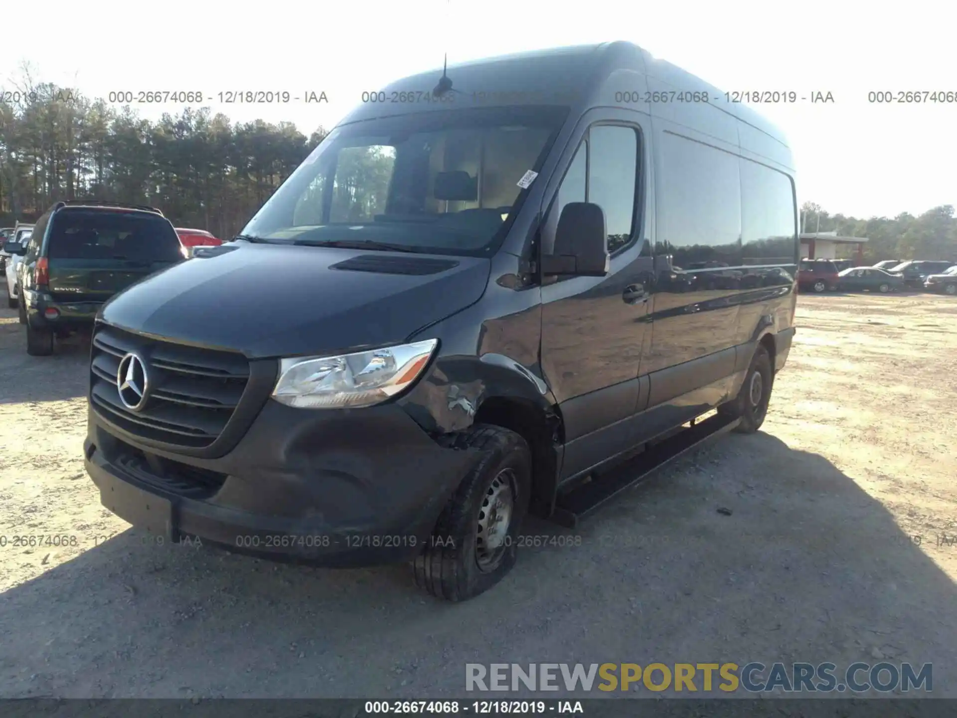 2 Photograph of a damaged car WD4PF6CDXKP041327 MERCEDES-BENZ SPRINTER 2019