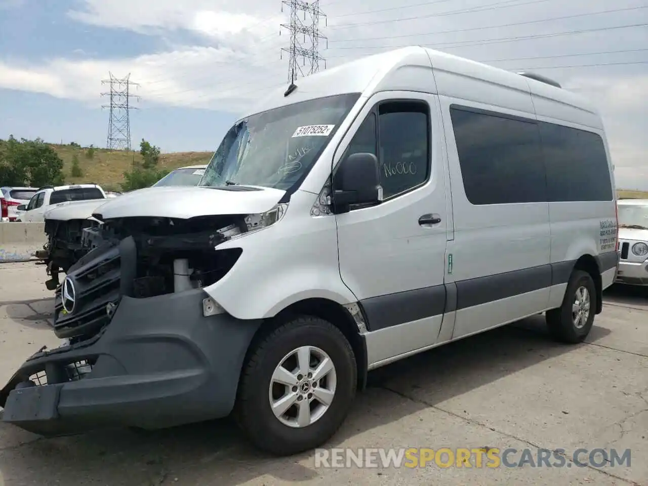 2 Photograph of a damaged car WDZPF0CDXKP110723 MERCEDES-BENZ SPRINTER 2019