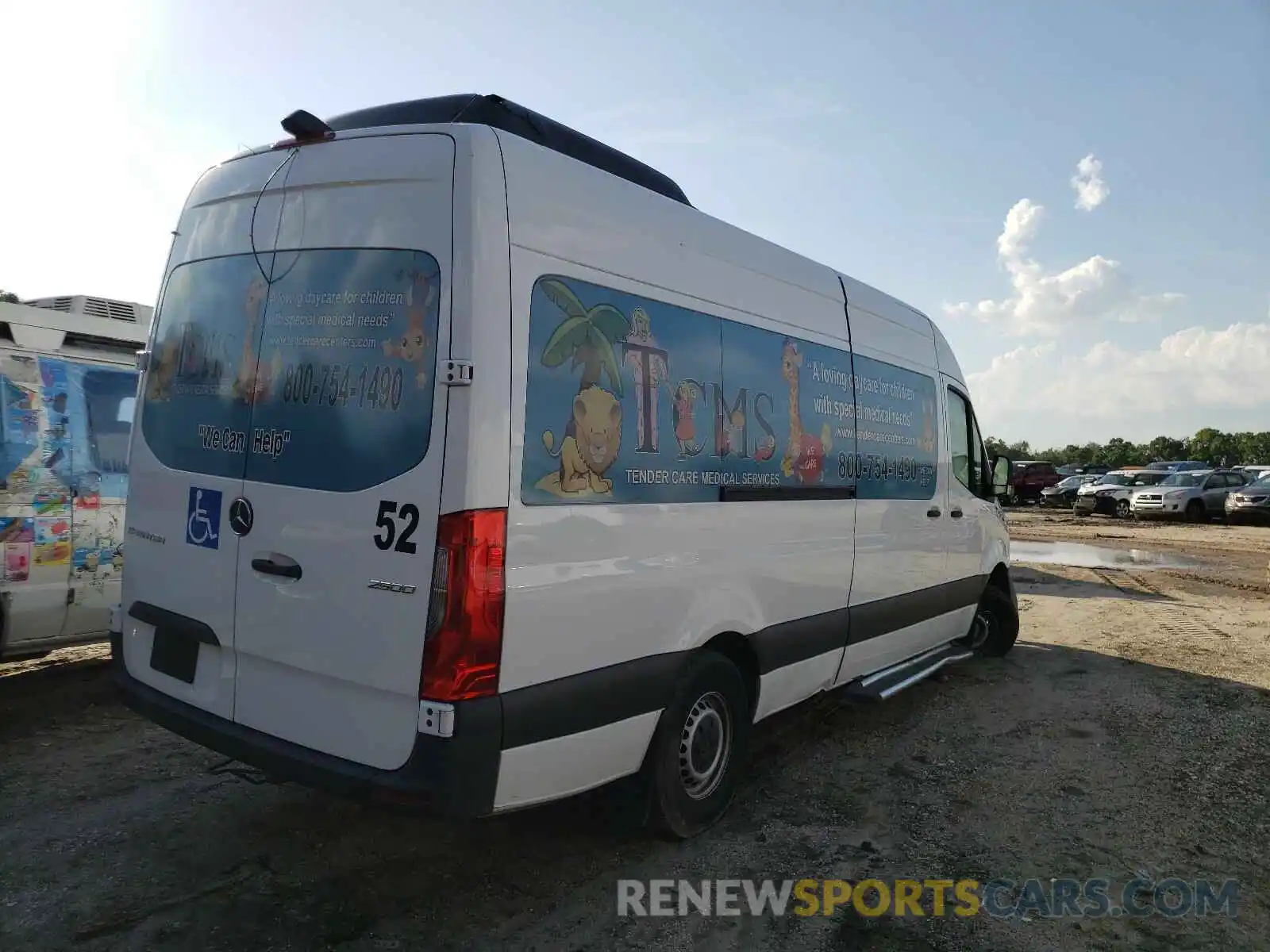 4 Фотография поврежденного автомобиля WDZPF1CD4KT000909 MERCEDES-BENZ SPRINTER 2019