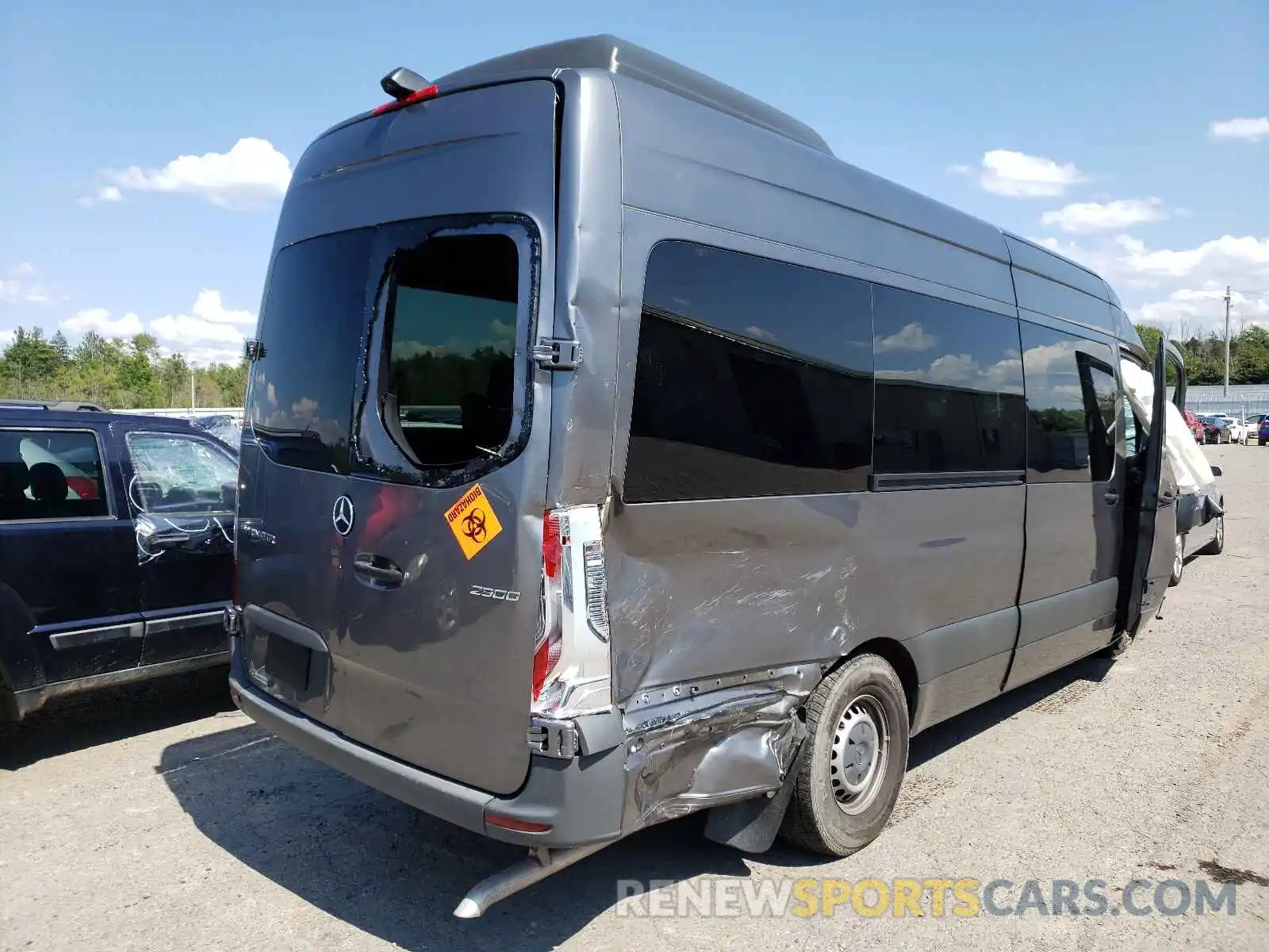 4 Фотография поврежденного автомобиля WDZPF1CDXKT003443 MERCEDES-BENZ SPRINTER 2019