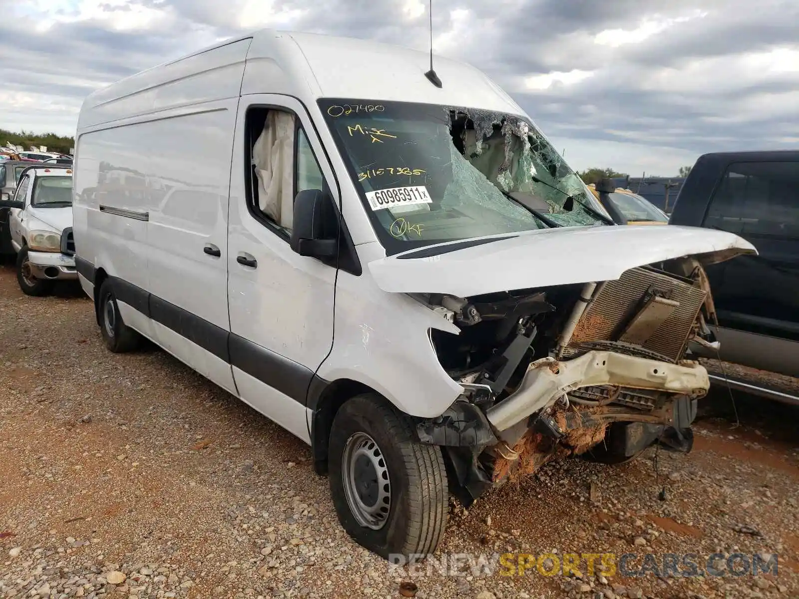 1 Photograph of a damaged car W1W40CHY6LT027420 MERCEDES-BENZ SPRINTER 2020