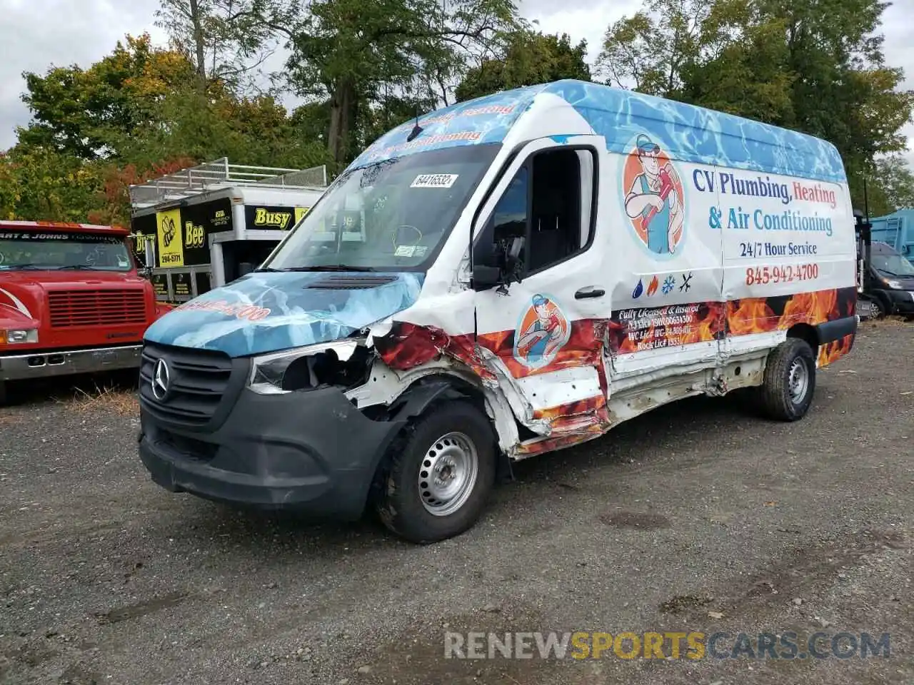 2 Photograph of a damaged car W1W4DCHY9LT042708 MERCEDES-BENZ SPRINTER 2020