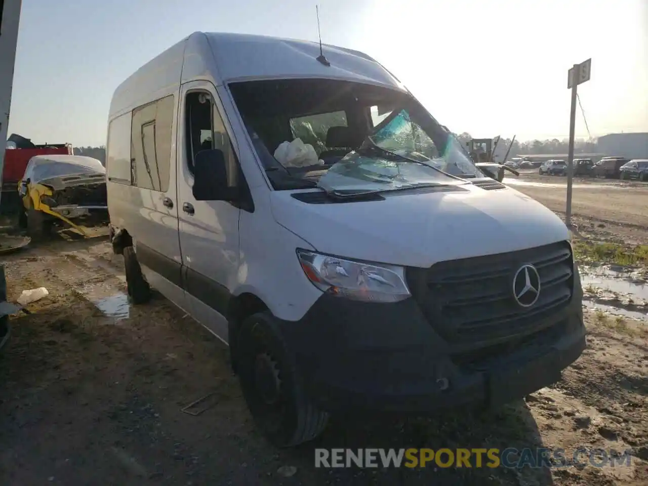 1 Photograph of a damaged car W1W4EBHY0LP256230 MERCEDES-BENZ SPRINTER 2020