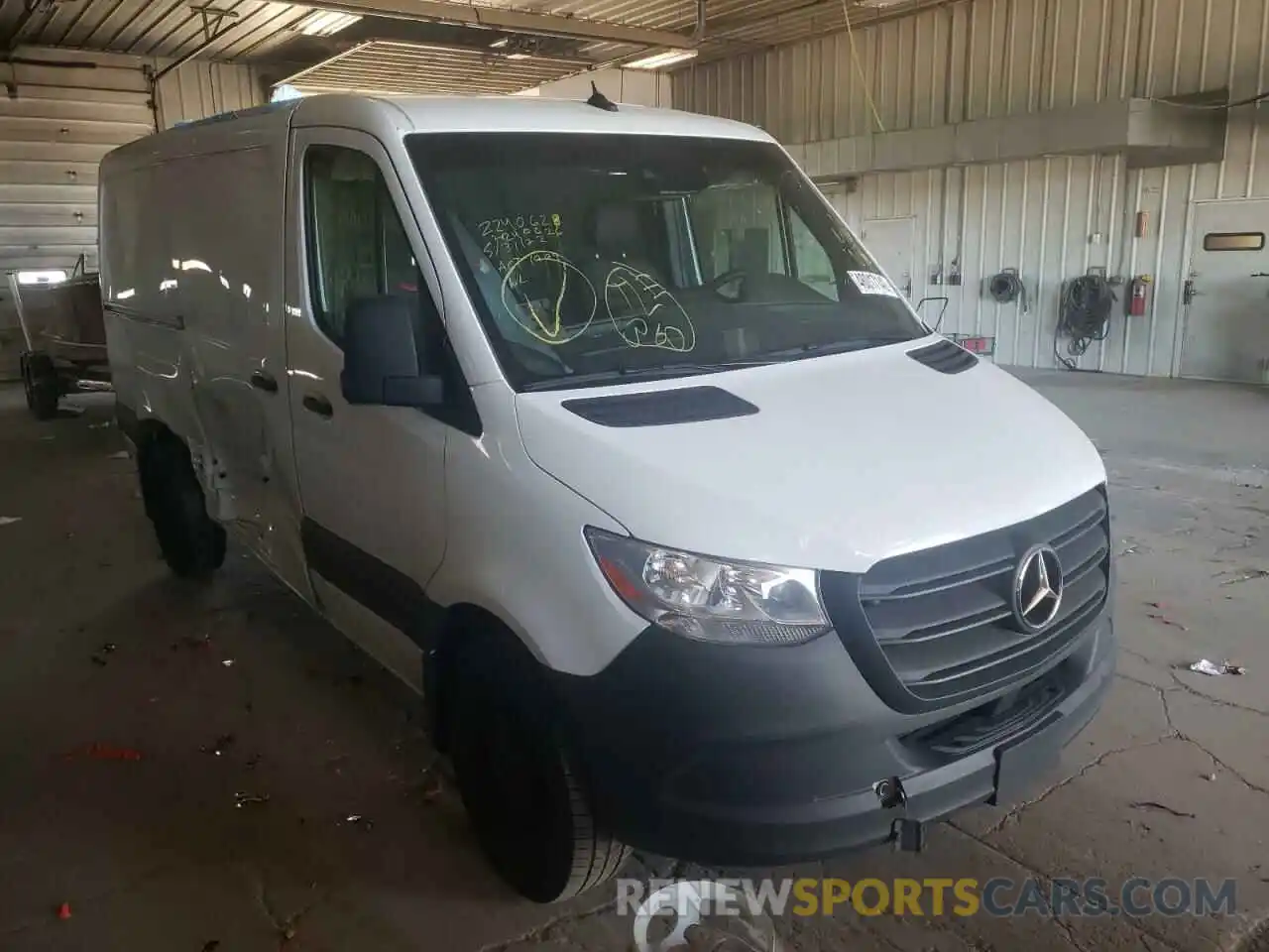 1 Photograph of a damaged car W1W4EBHY2LT033694 MERCEDES-BENZ SPRINTER 2020