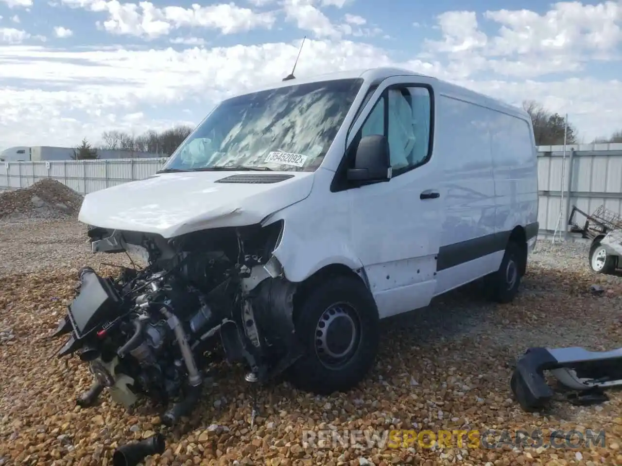 2 Photograph of a damaged car W1W4EBHY3LT024342 MERCEDES-BENZ SPRINTER 2020