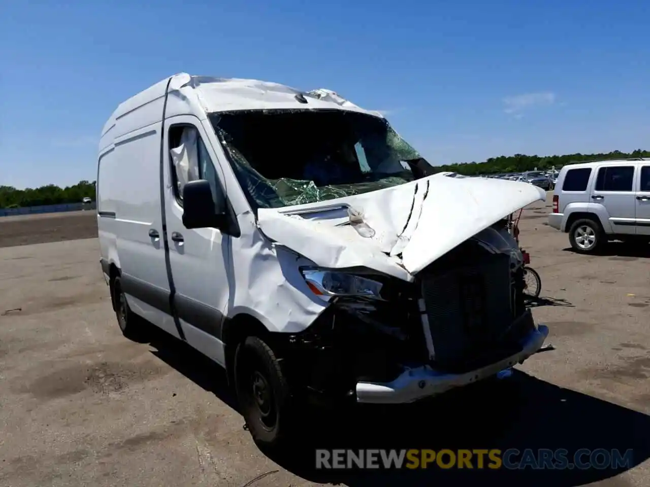 1 Photograph of a damaged car W1W4EBHY3LT029427 MERCEDES-BENZ SPRINTER 2020