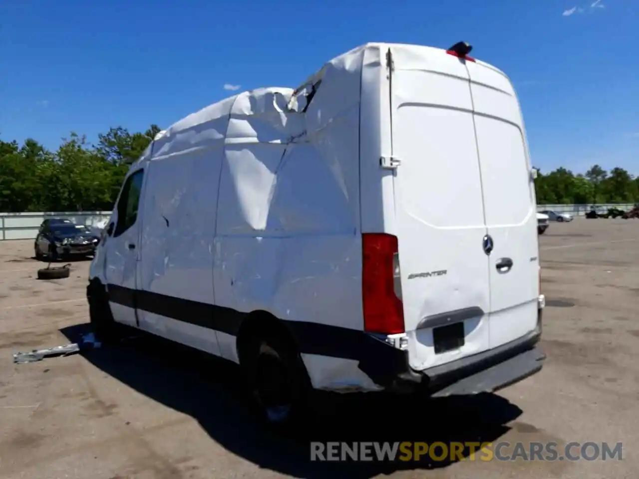 3 Photograph of a damaged car W1W4EBHY3LT029427 MERCEDES-BENZ SPRINTER 2020