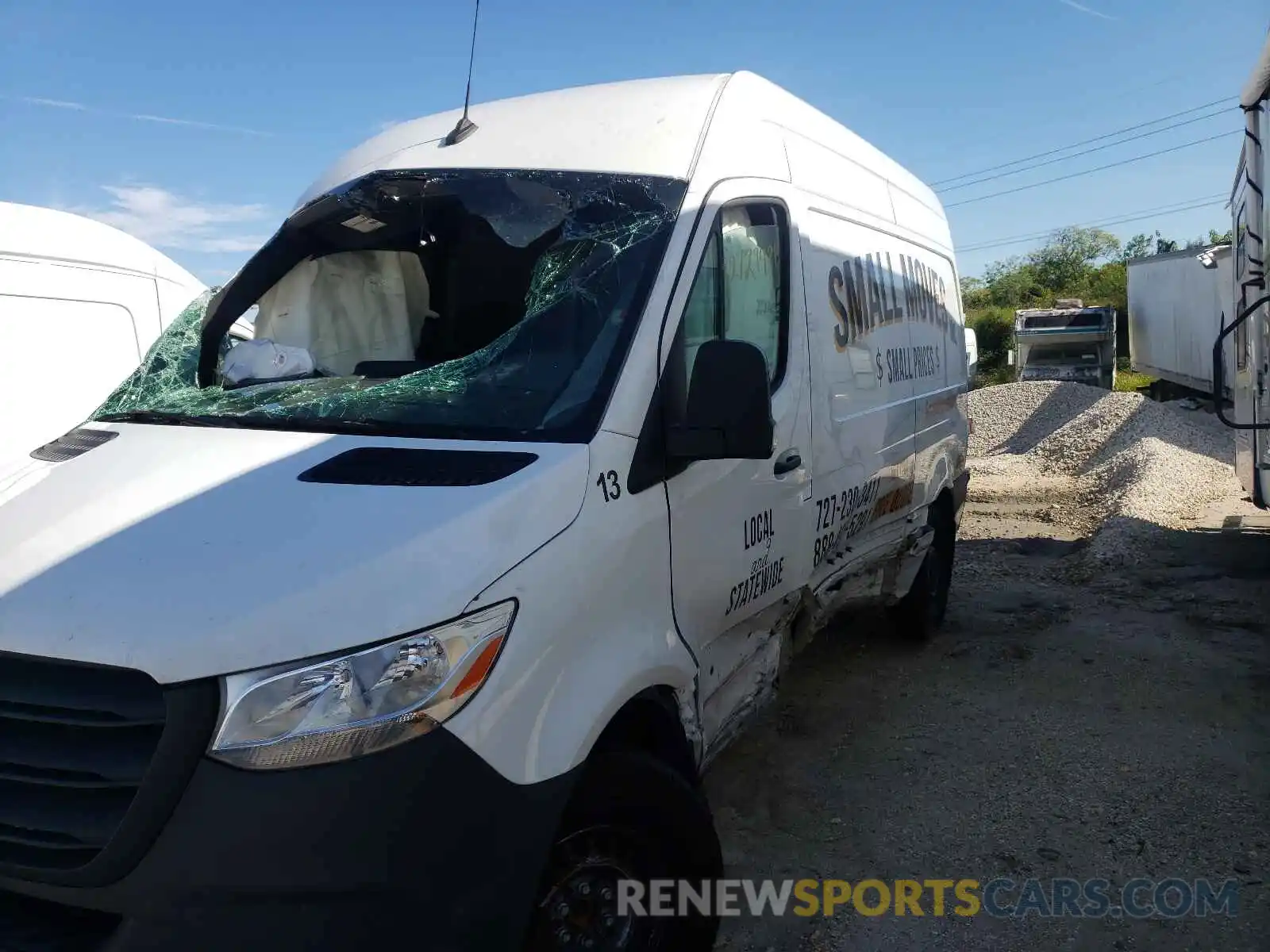 9 Photograph of a damaged car W1W4EBHY3LT039942 MERCEDES-BENZ SPRINTER 2020