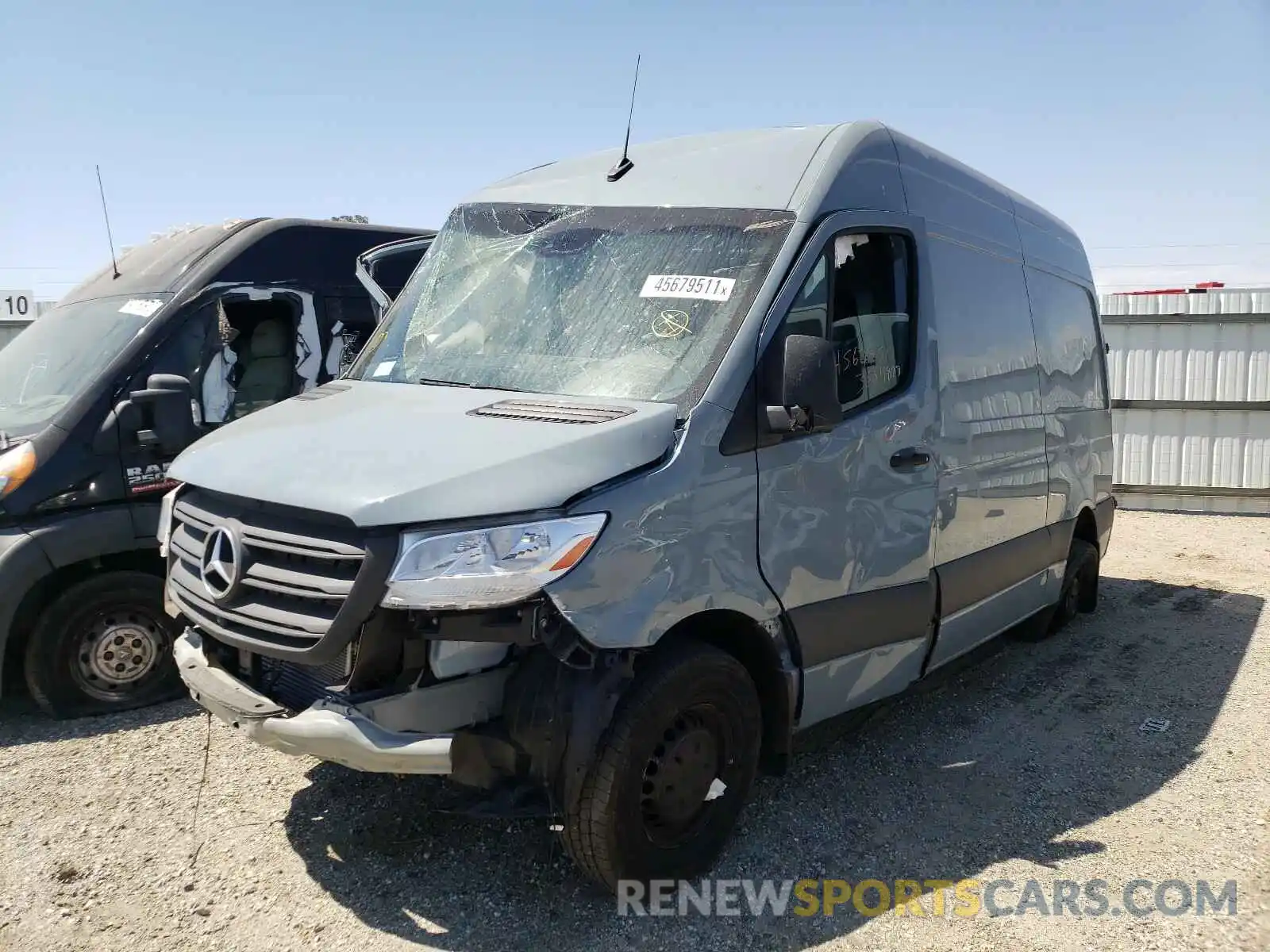 2 Photograph of a damaged car W1W4EBHY7LT030905 MERCEDES-BENZ SPRINTER 2020