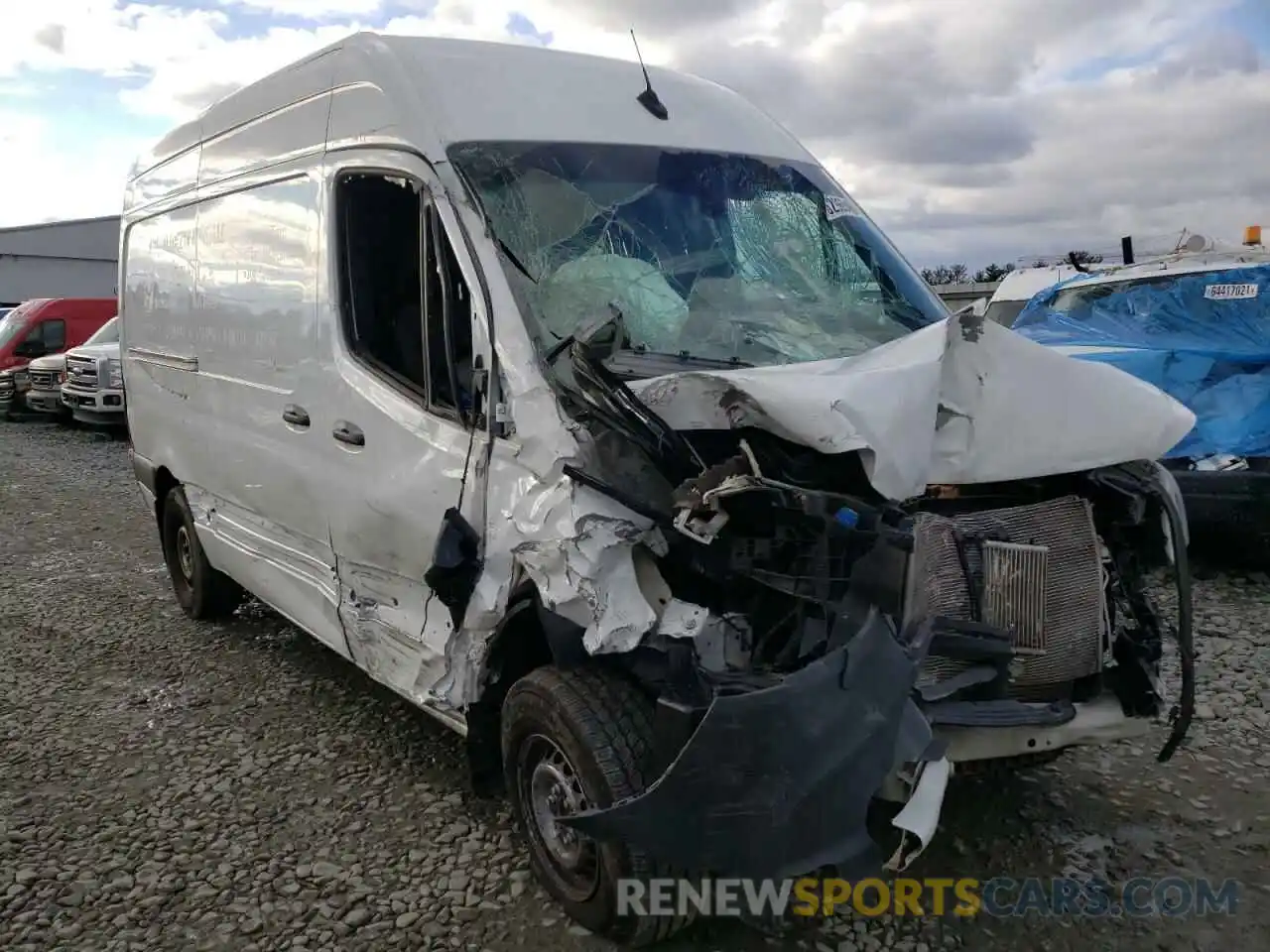 1 Photograph of a damaged car W1W4EBHY7LT042438 MERCEDES-BENZ SPRINTER 2020